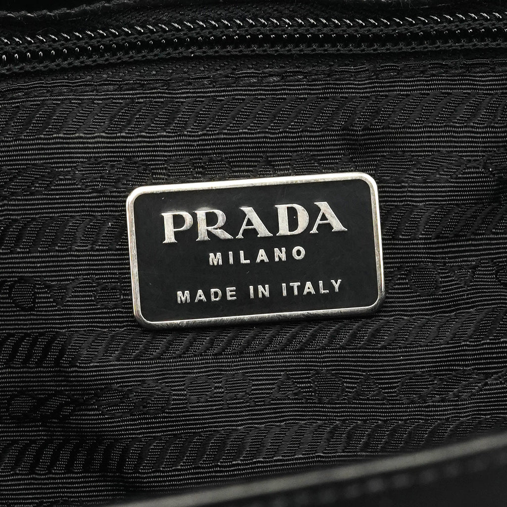 1995 Black Spazzolato Sport Tote Bag