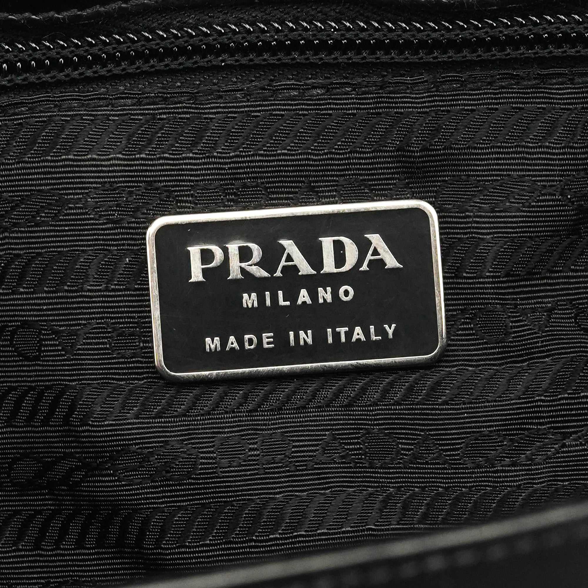 1995 Black Spazzolato Sport Tote Bag