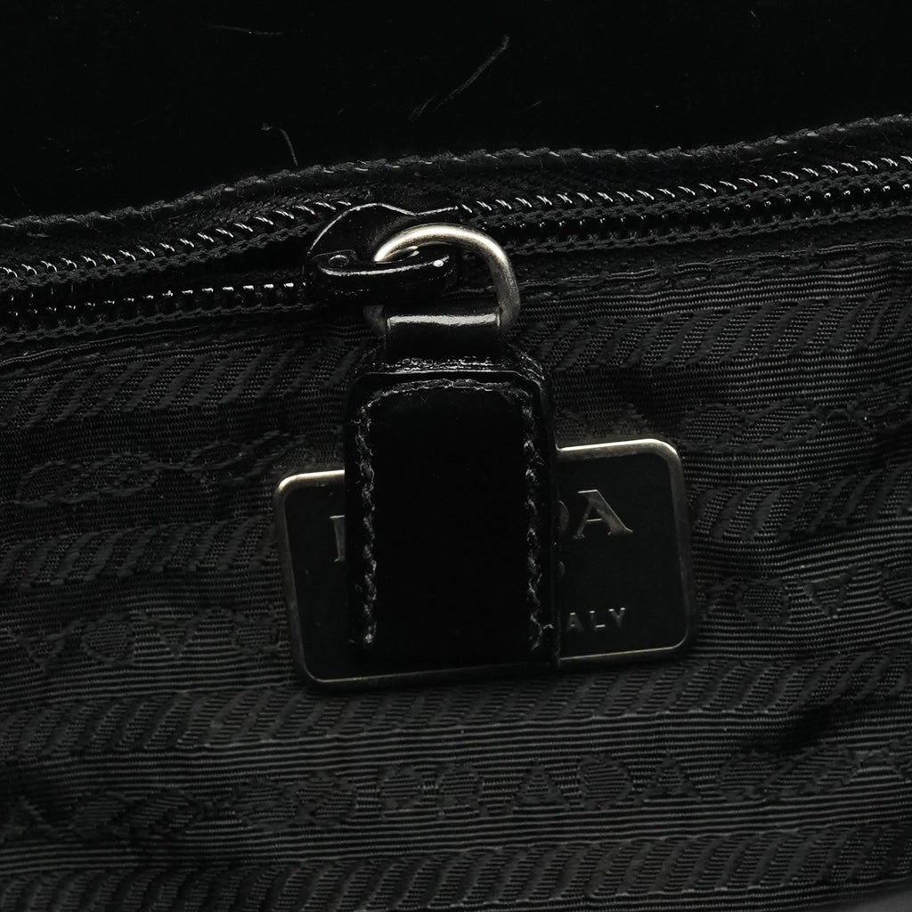 1995 Black Spazzolato Sport Tote Bag