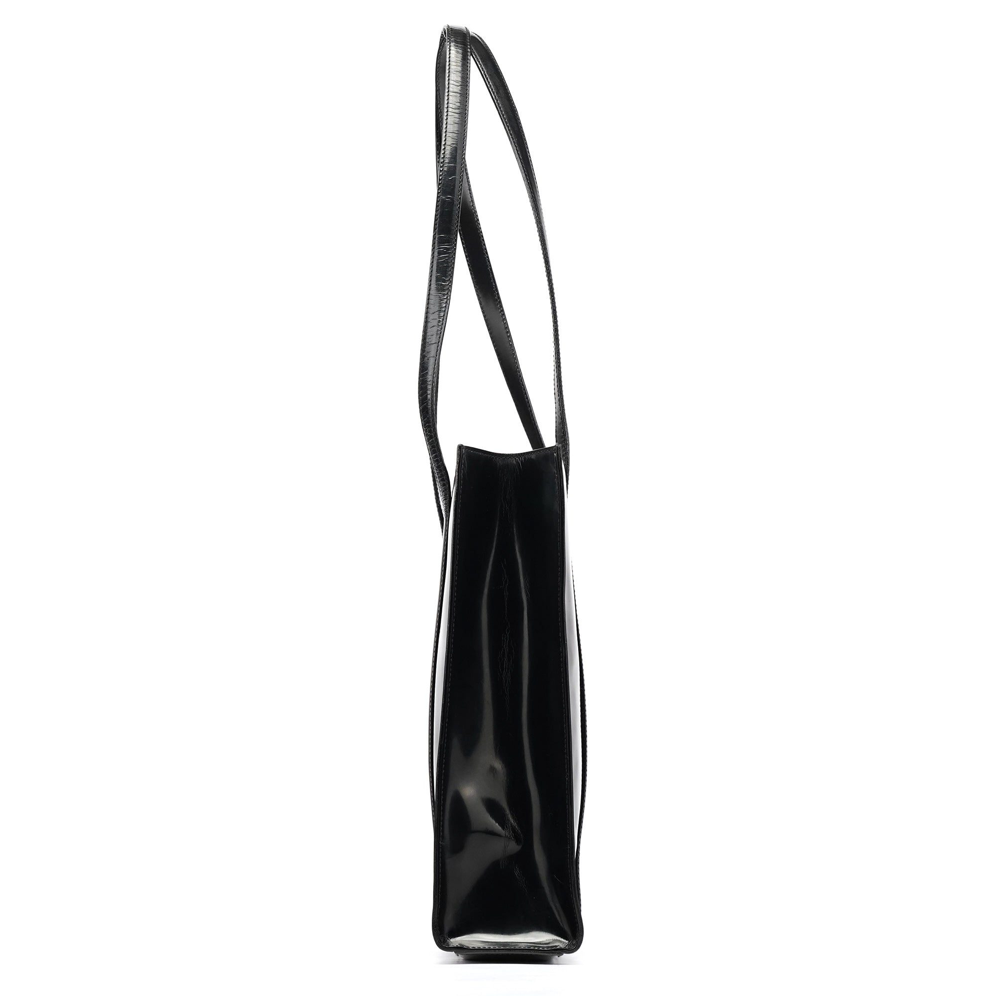 1995 Black Spazzolato Sport Tote Bag
