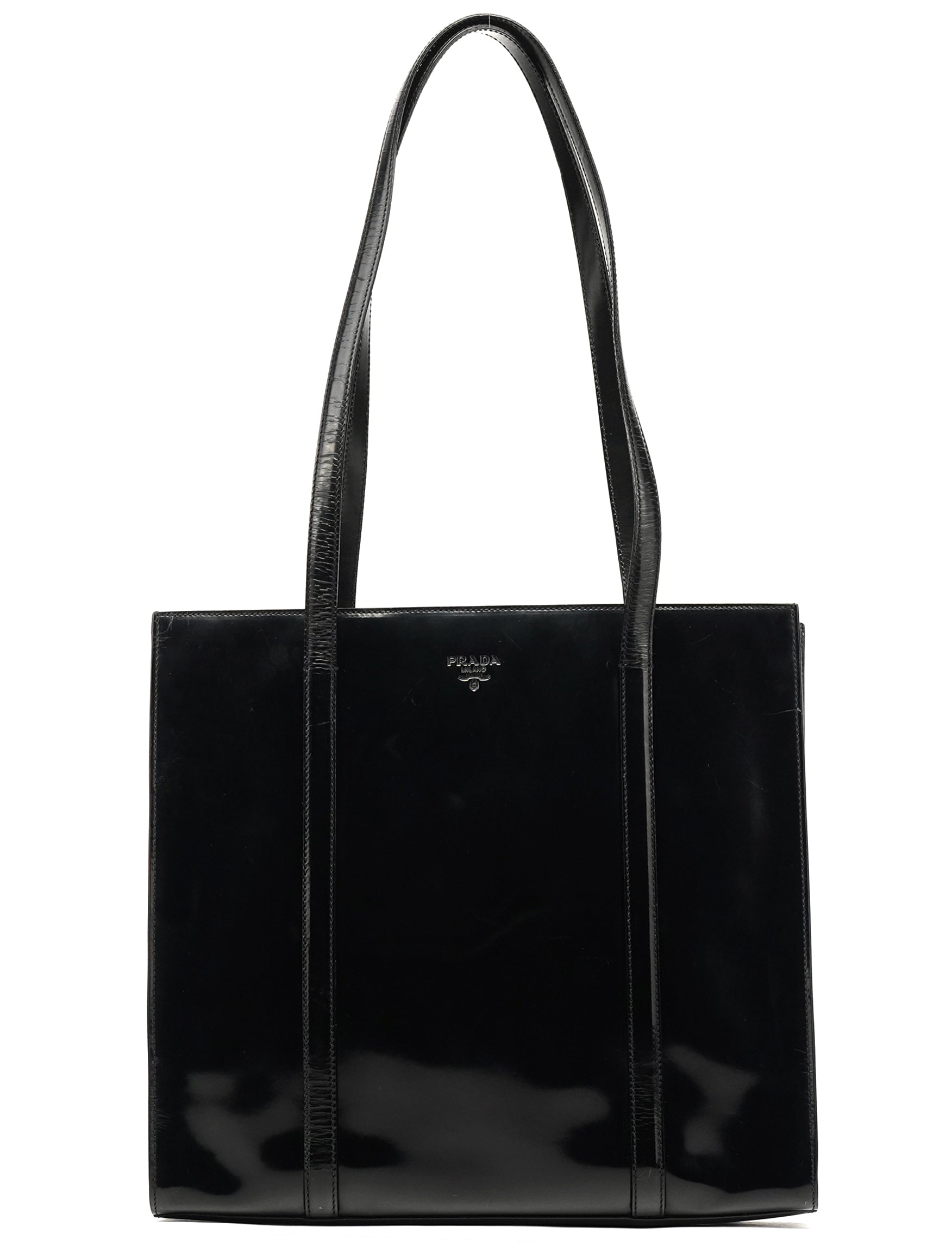 1995 Black Spazzolato Sport Tote Bag