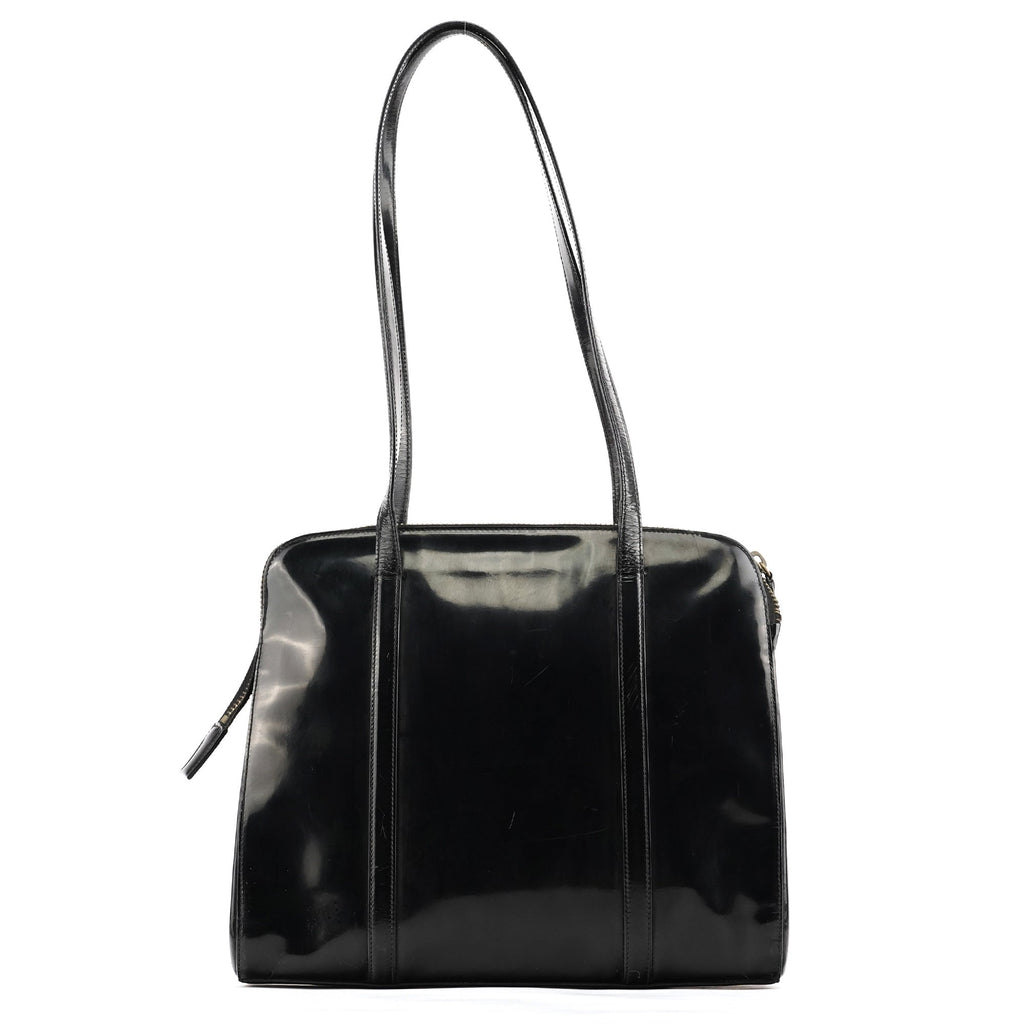 1995 Black Spazzolato Sport Tote Bag
