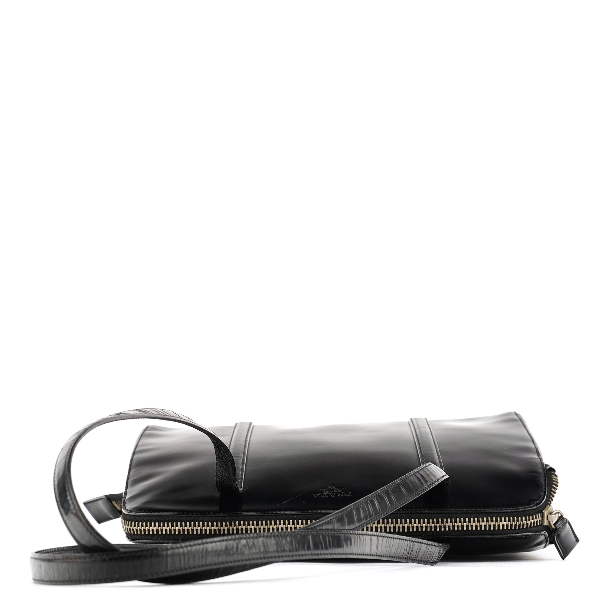 1995 Black Spazzolato Sport Tote Bag