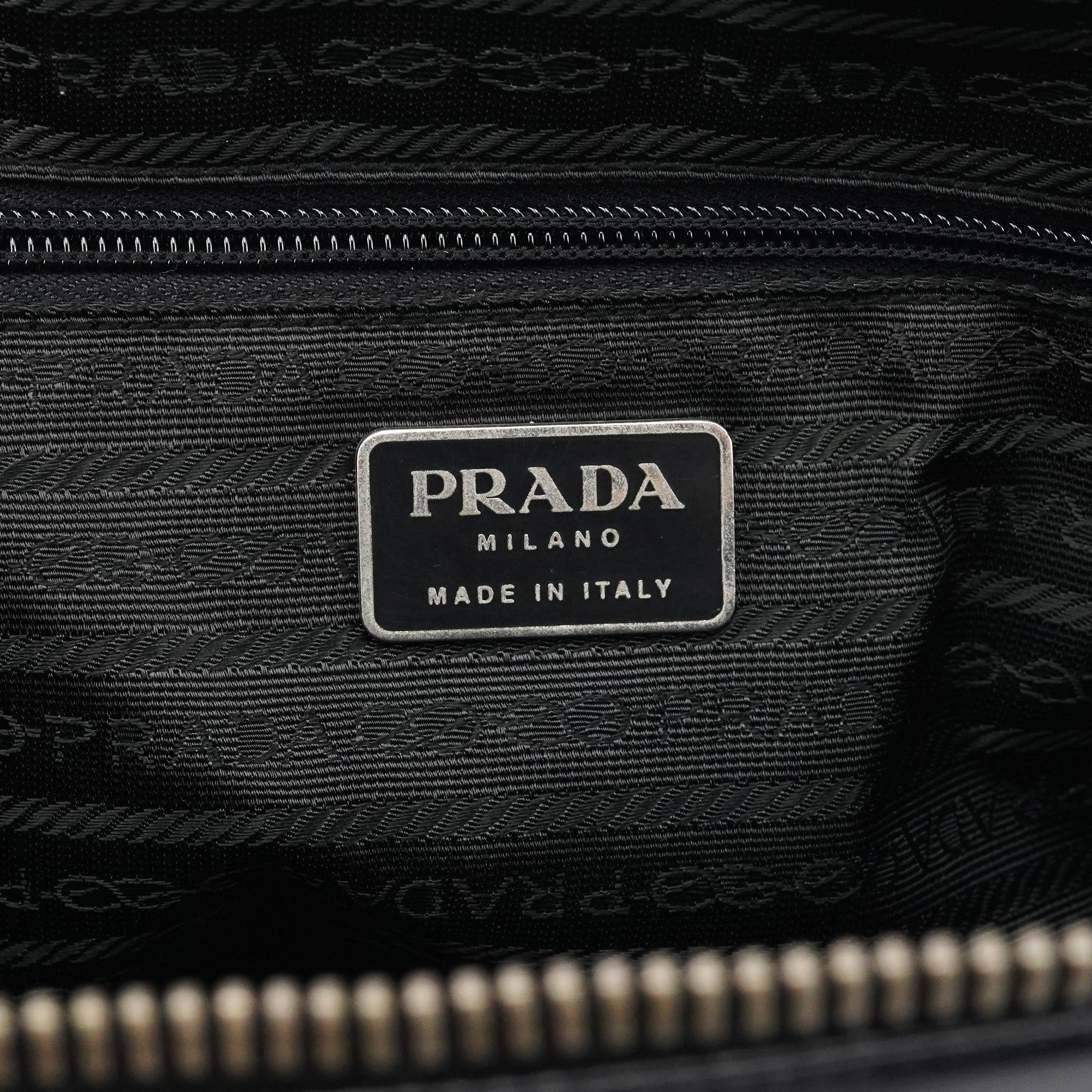 1995 Black Spazzolato Sport Tote Bag