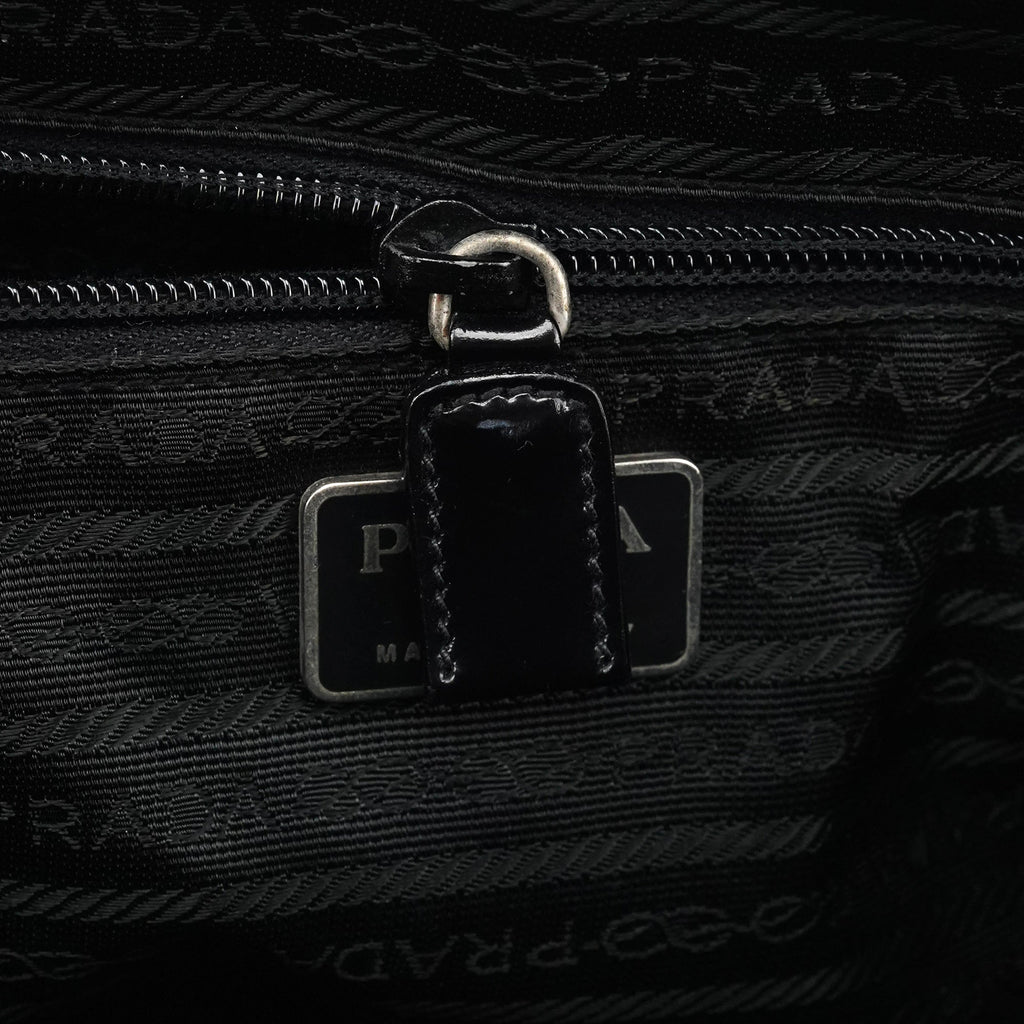 1995 Black Spazzolato Sport Tote Bag