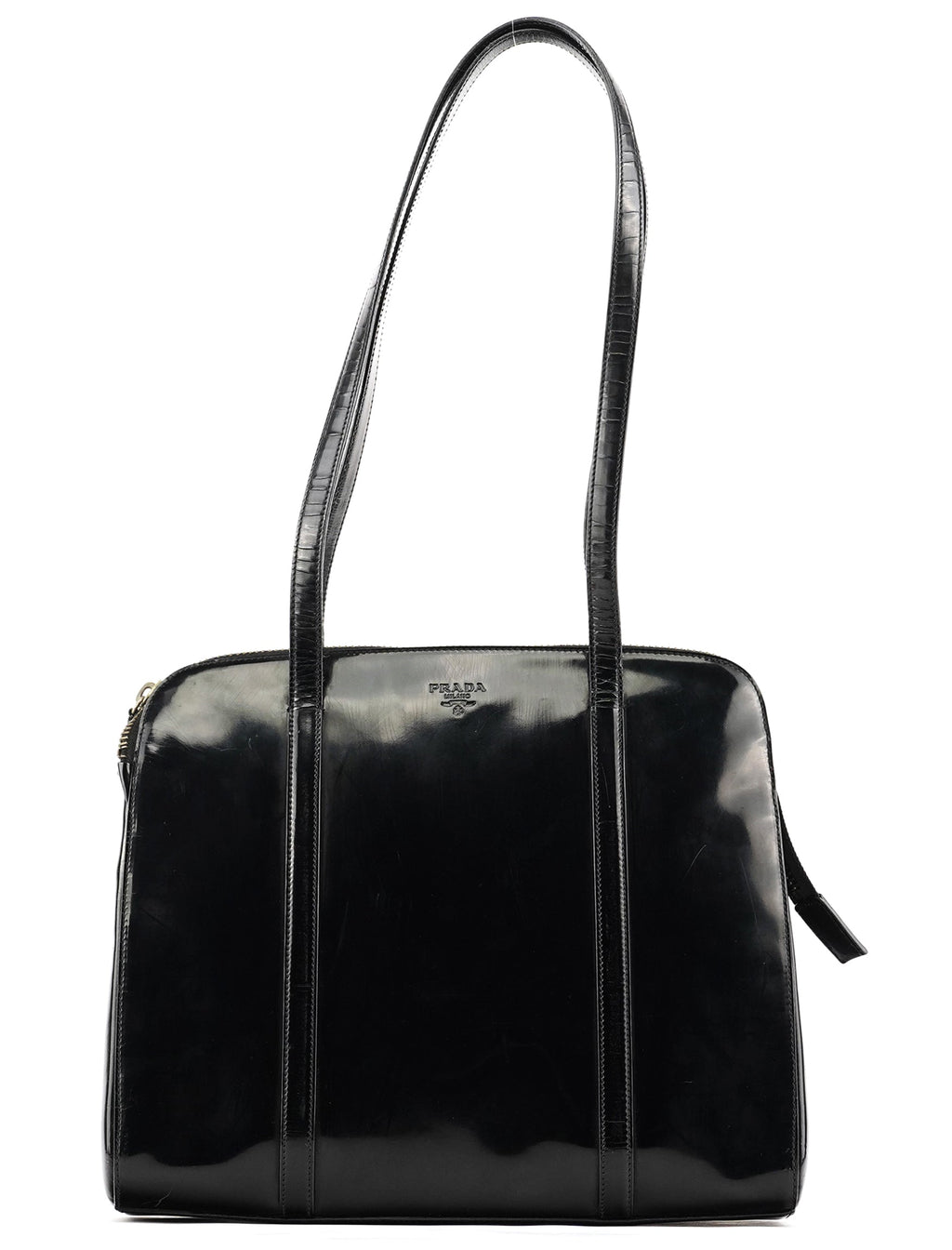 1995 Black Spazzolato Sport Tote Bag