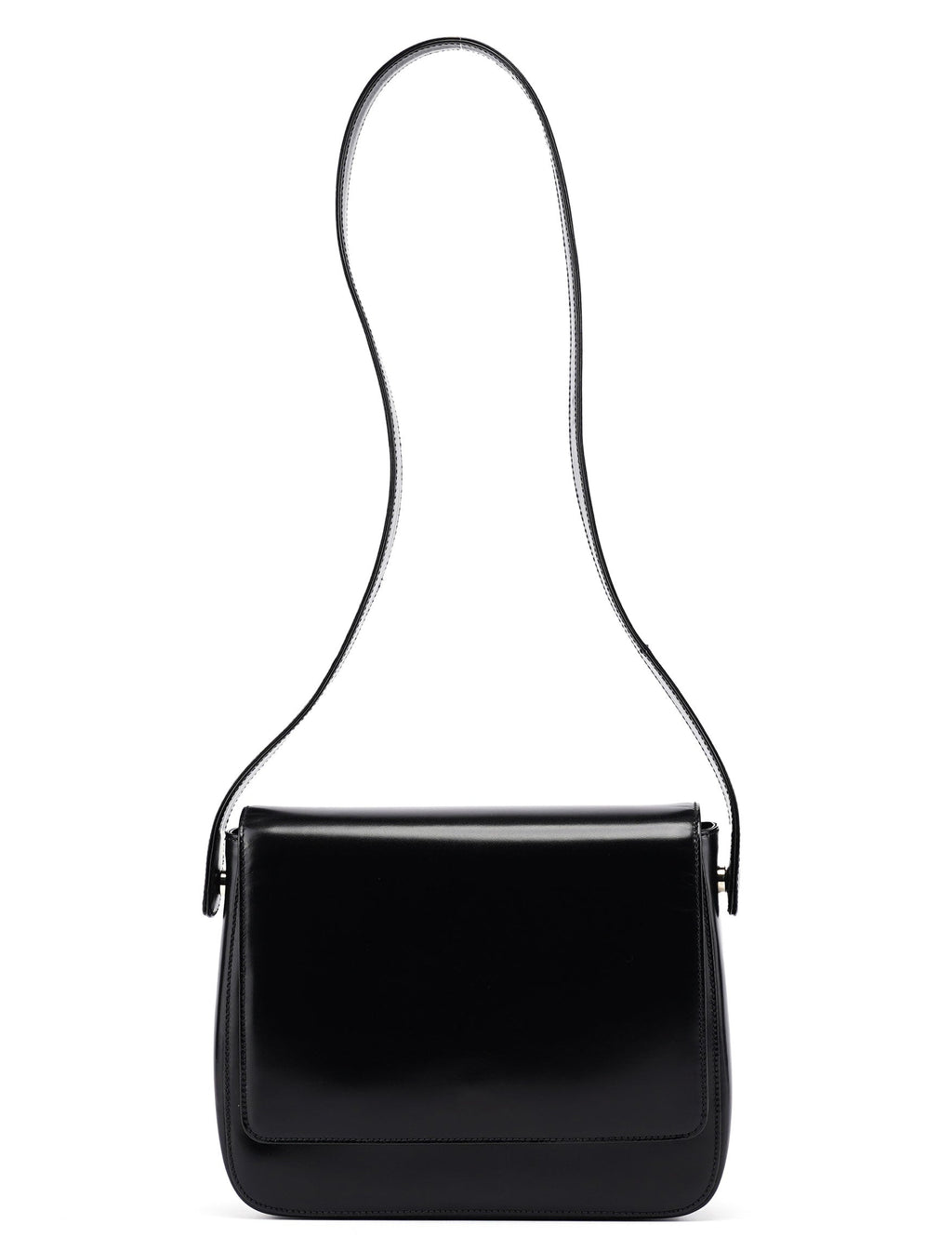 1995 Black Spazzolato Swivel Shoulder Bag