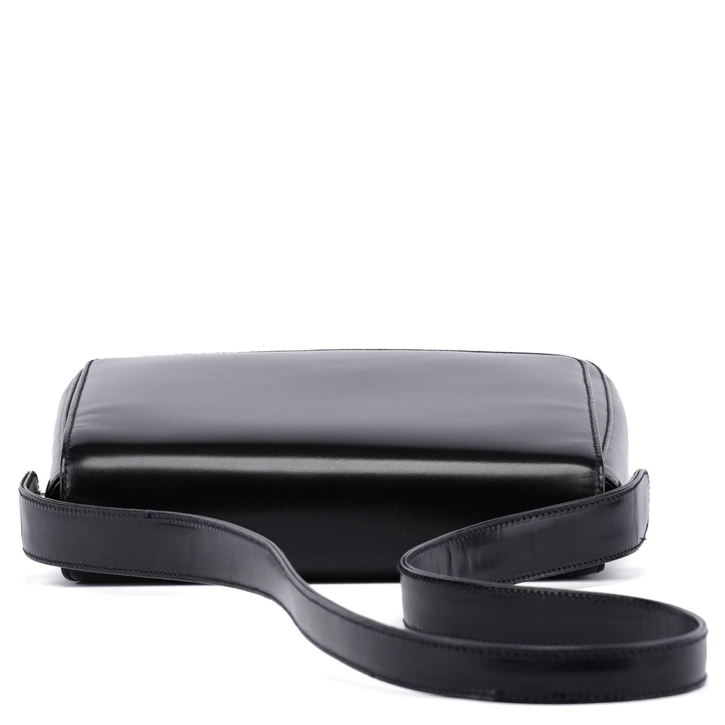 1995 Black Spazzolato Swivel Shoulder Bag