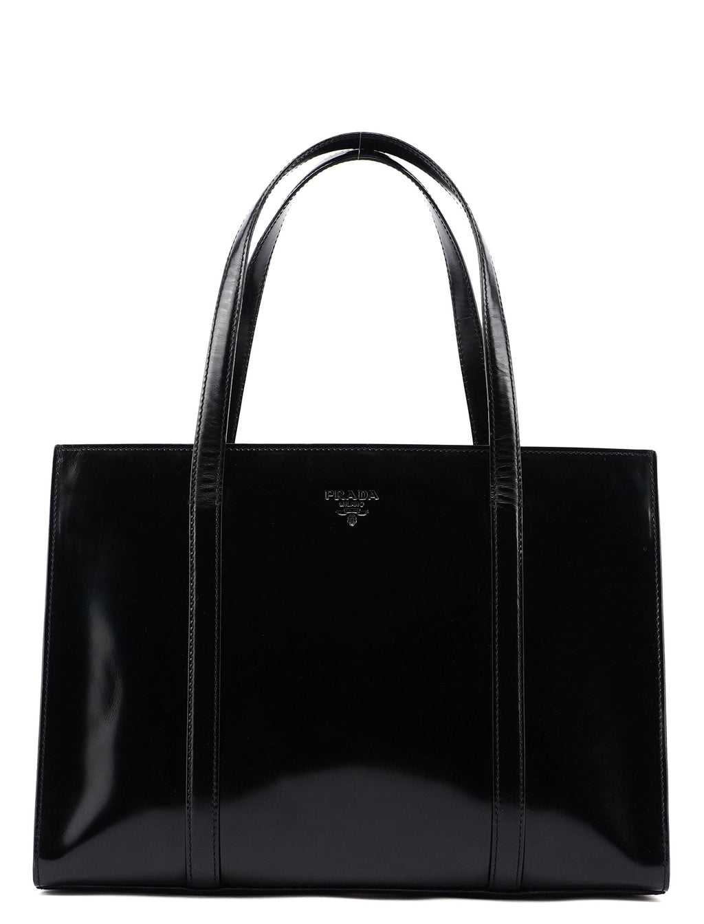 1995 Black Spazzolato Tote