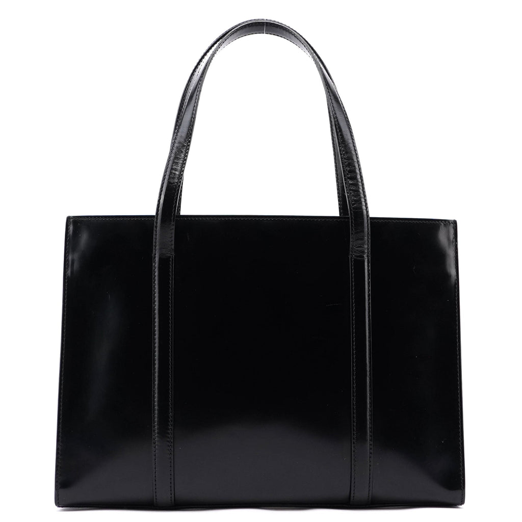 1995 Black Spazzolato Tote