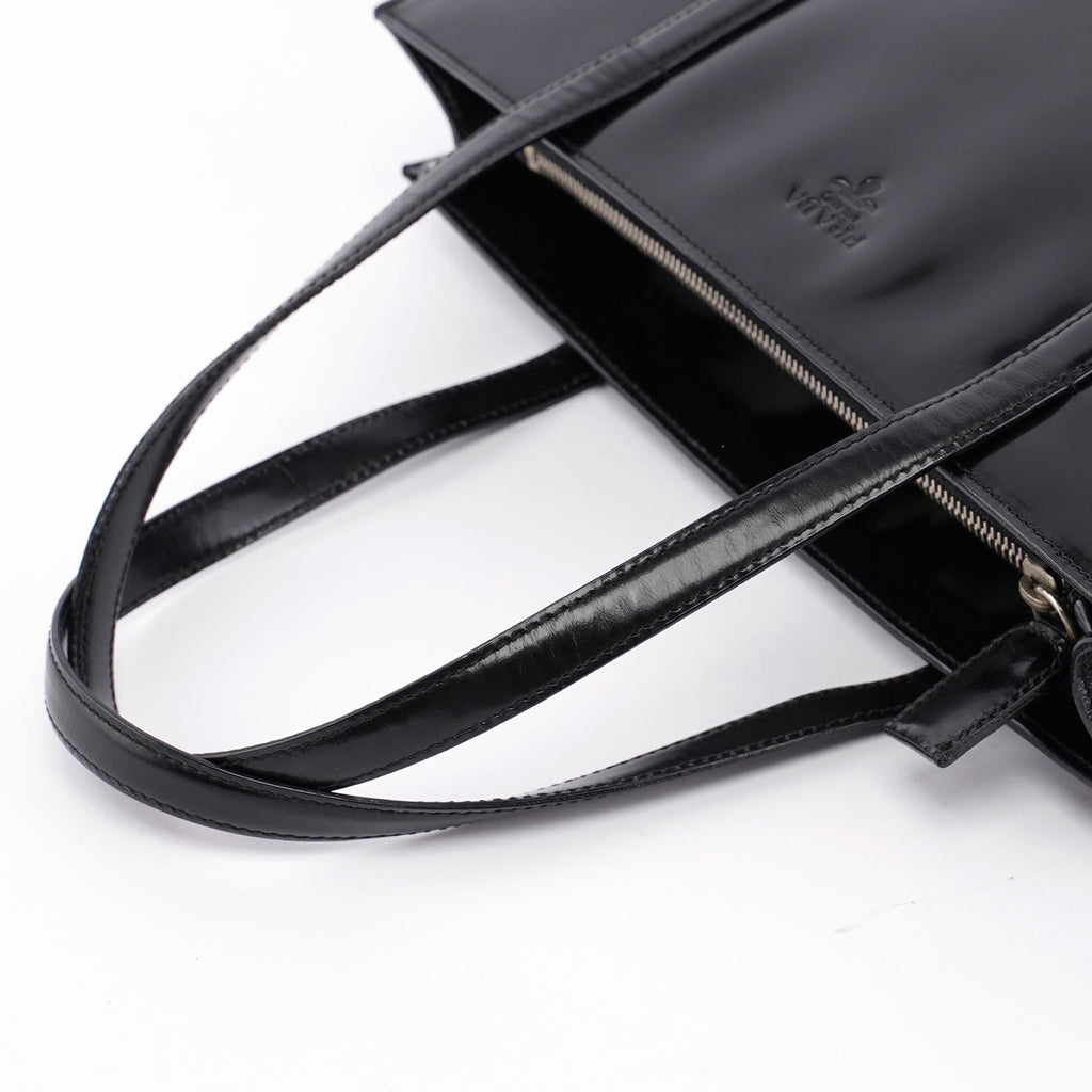 1995 Black Spazzolato Tote