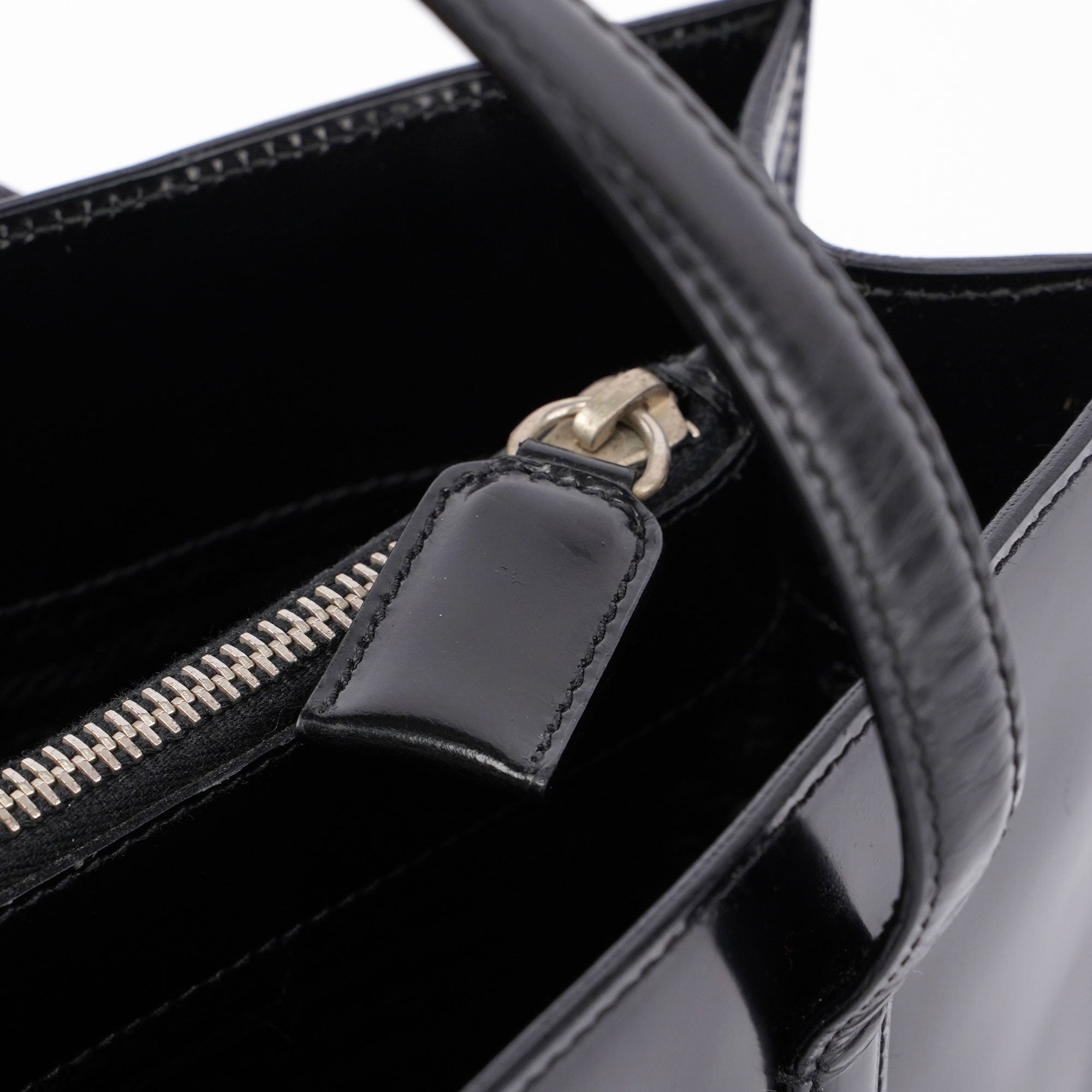 1995 Black Spazzolato Tote