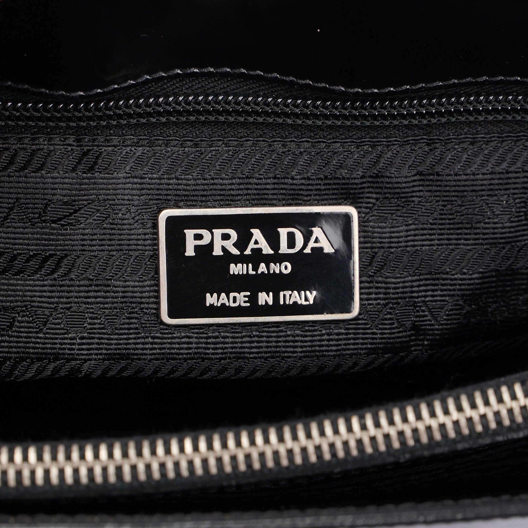 1995 Black Spazzolato Tote