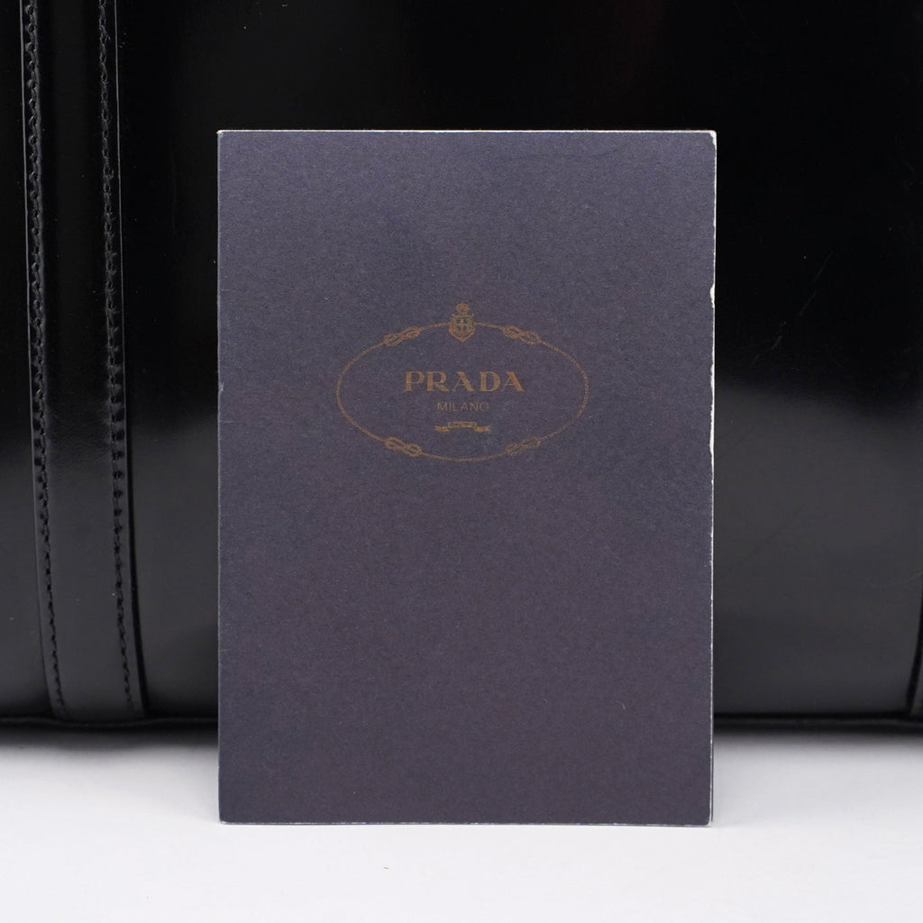 1995 Black Spazzolato Tote