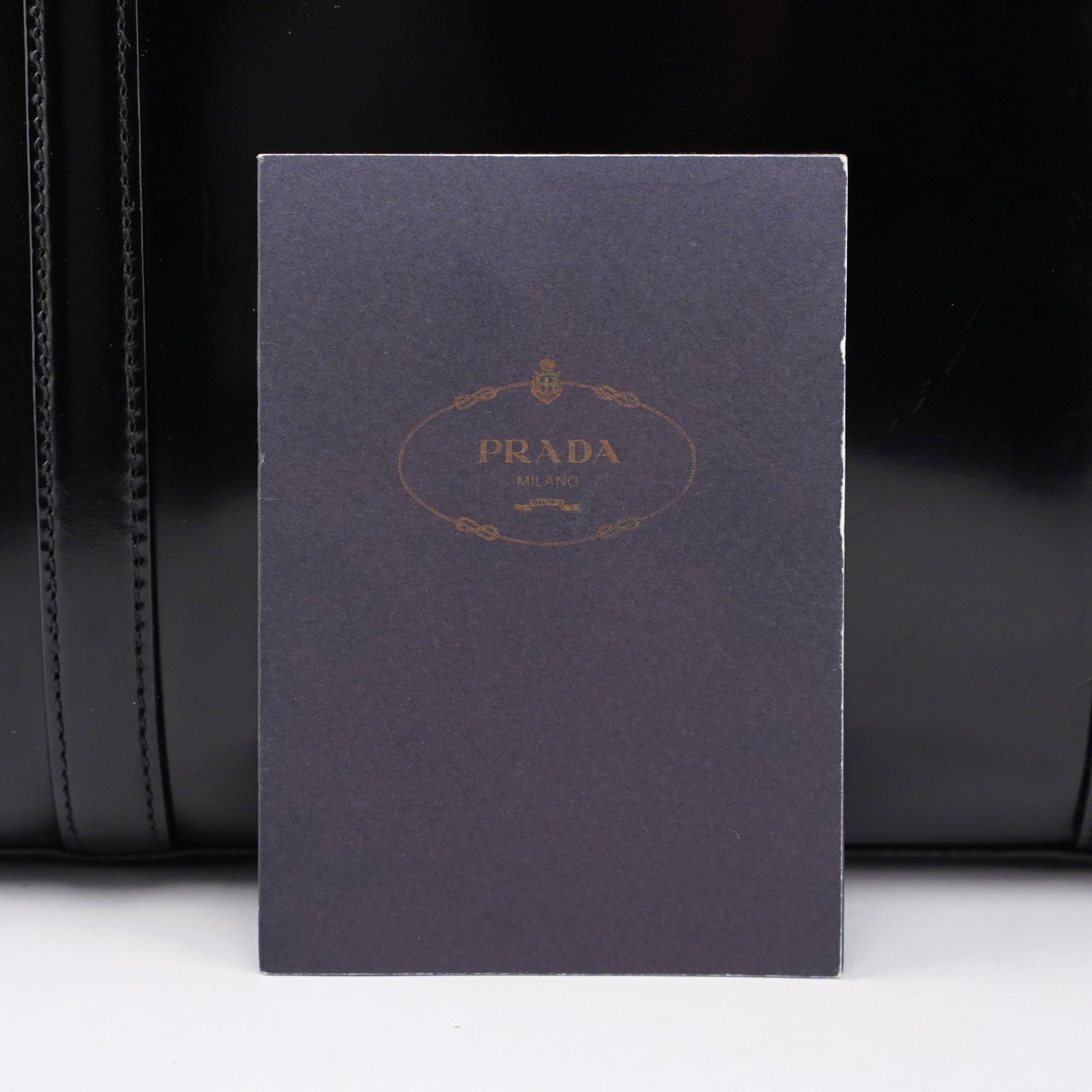 1995 Black Spazzolato Tote