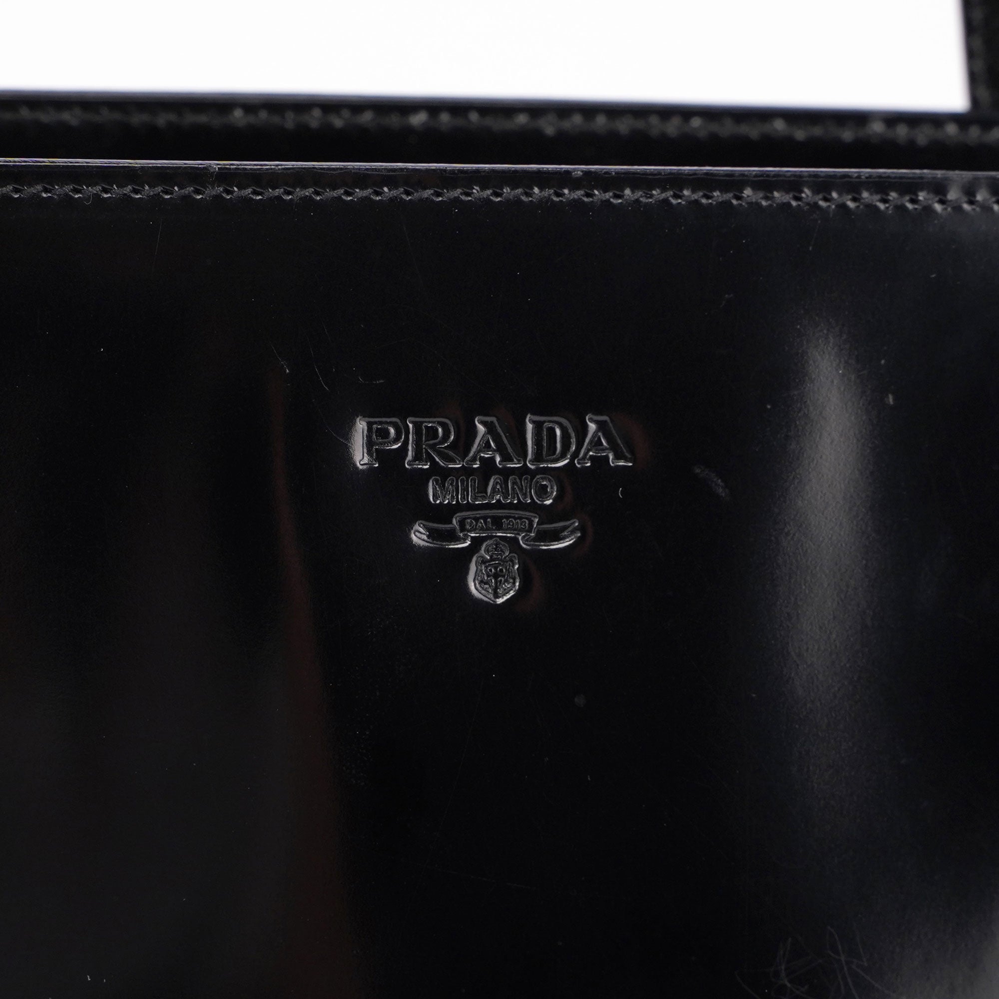 1995 Black Spazzolato Tote