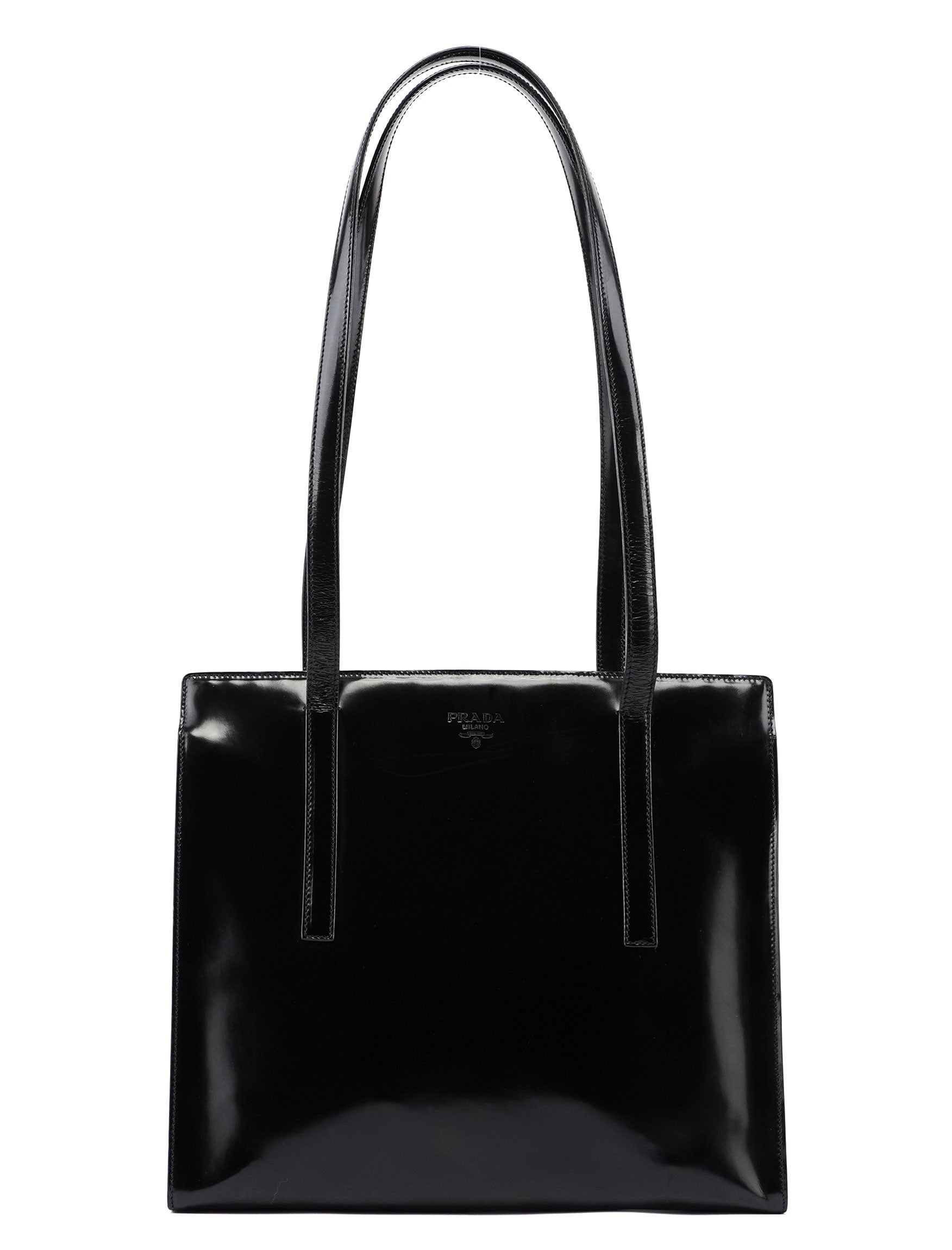 1995 Black Spazzolato Tote