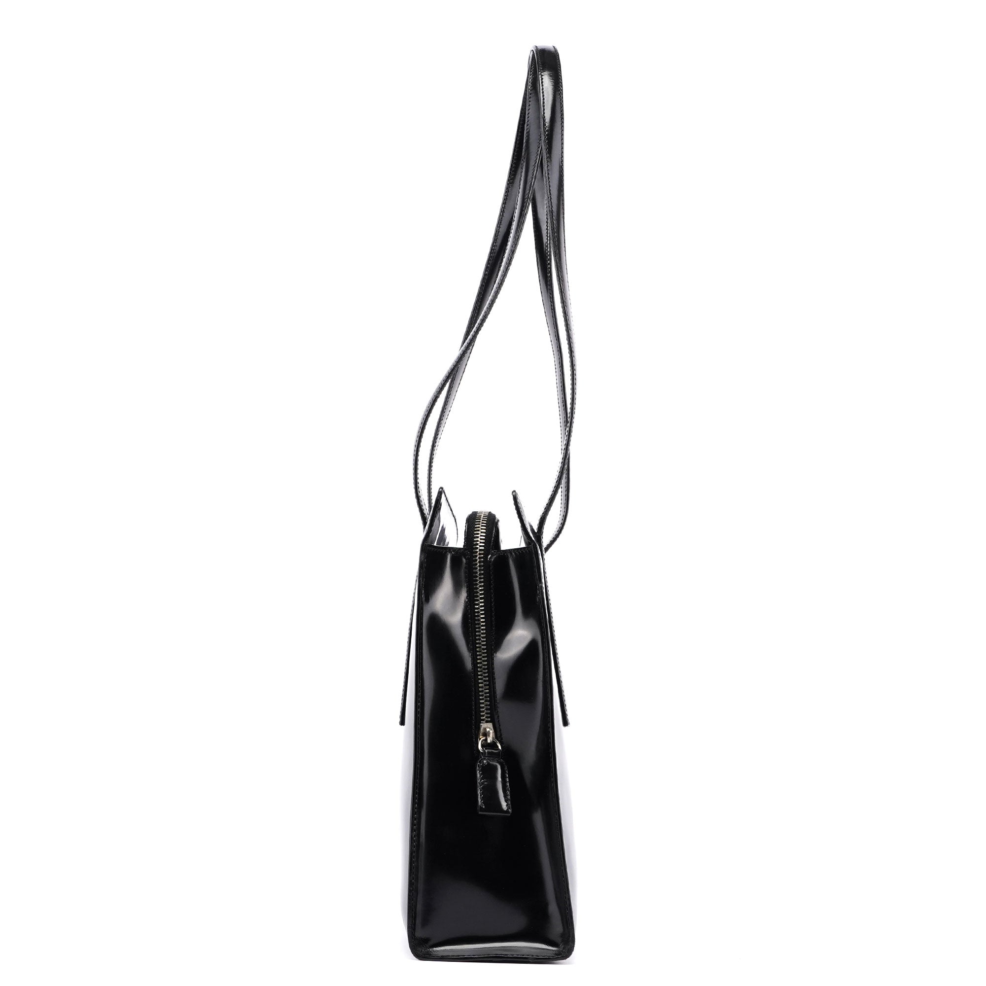 1995 Black Spazzolato Tote