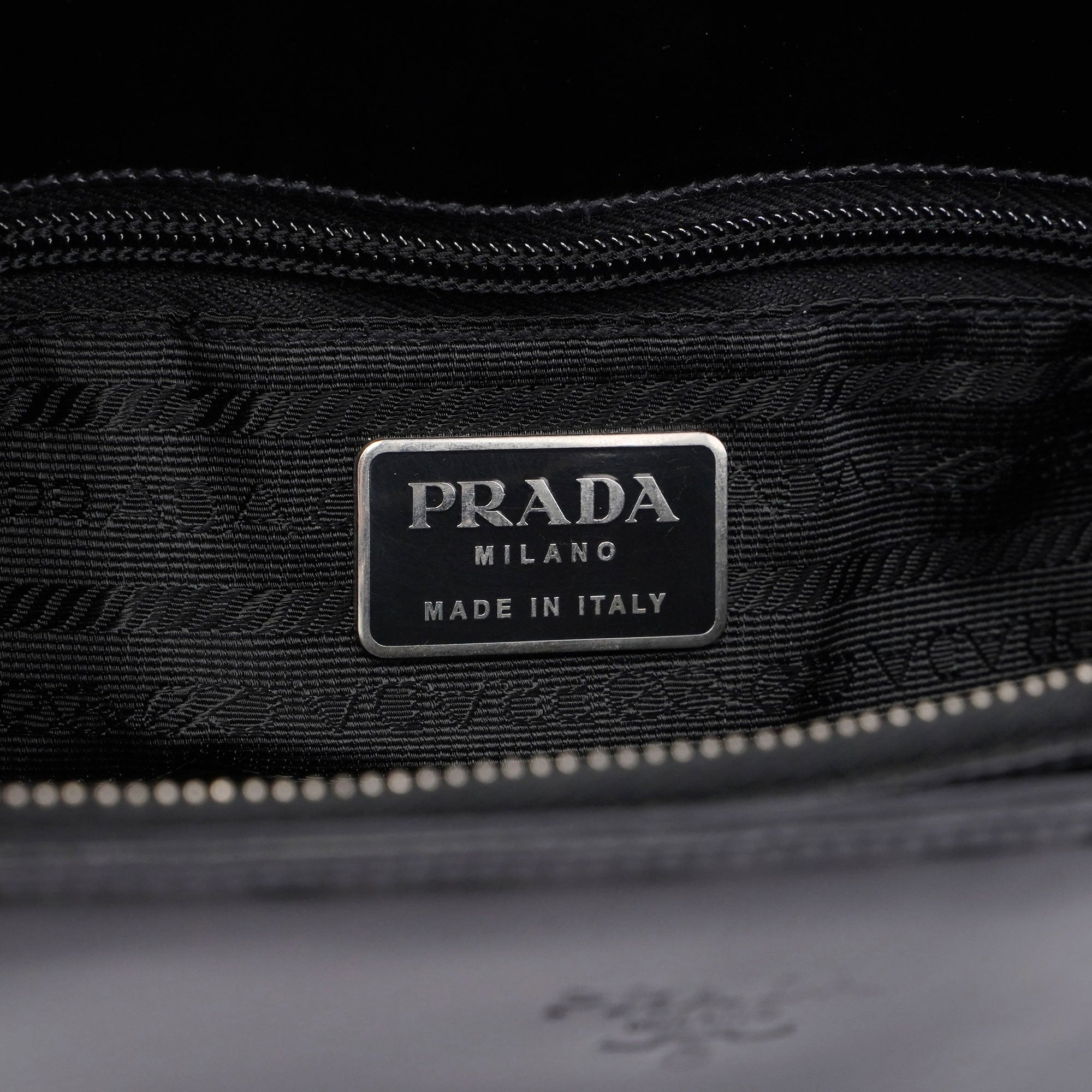 1995 Black Spazzolato Tote