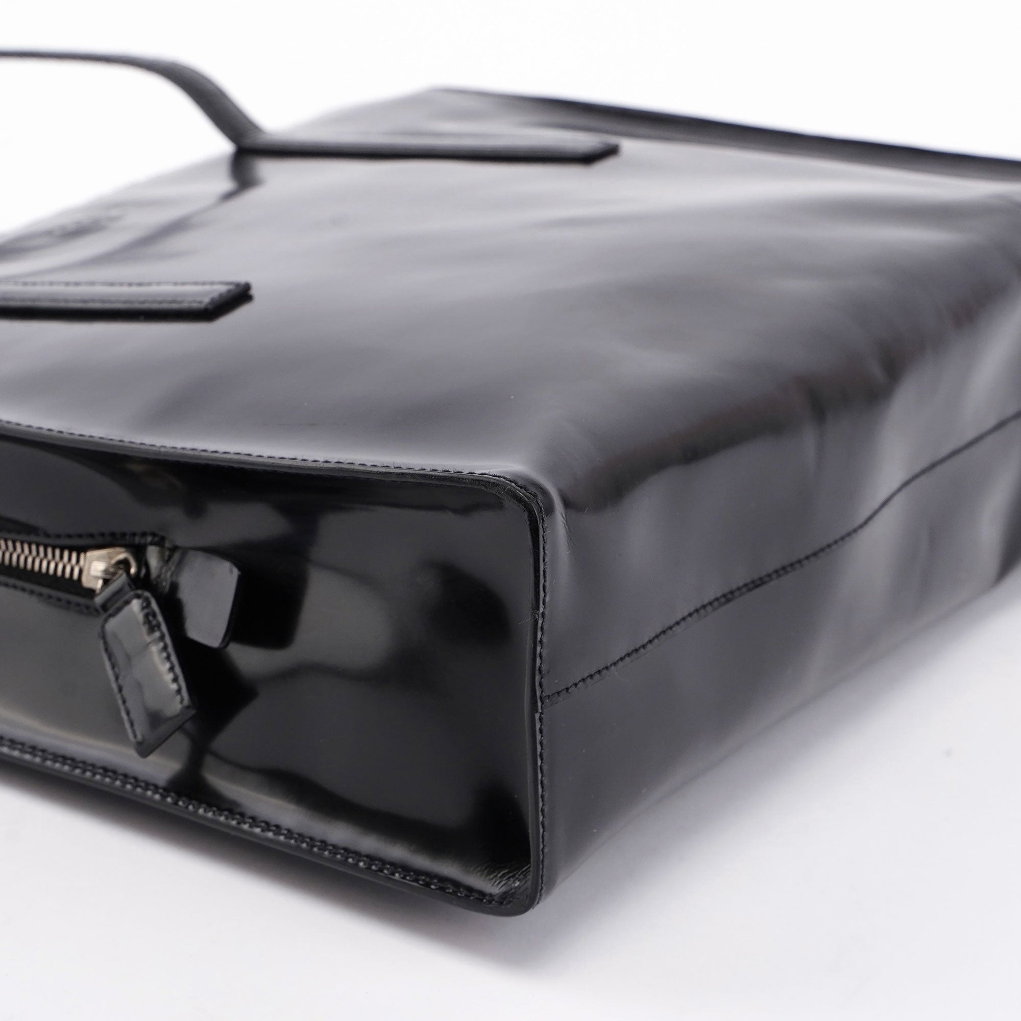1995 Black Spazzolato Tote