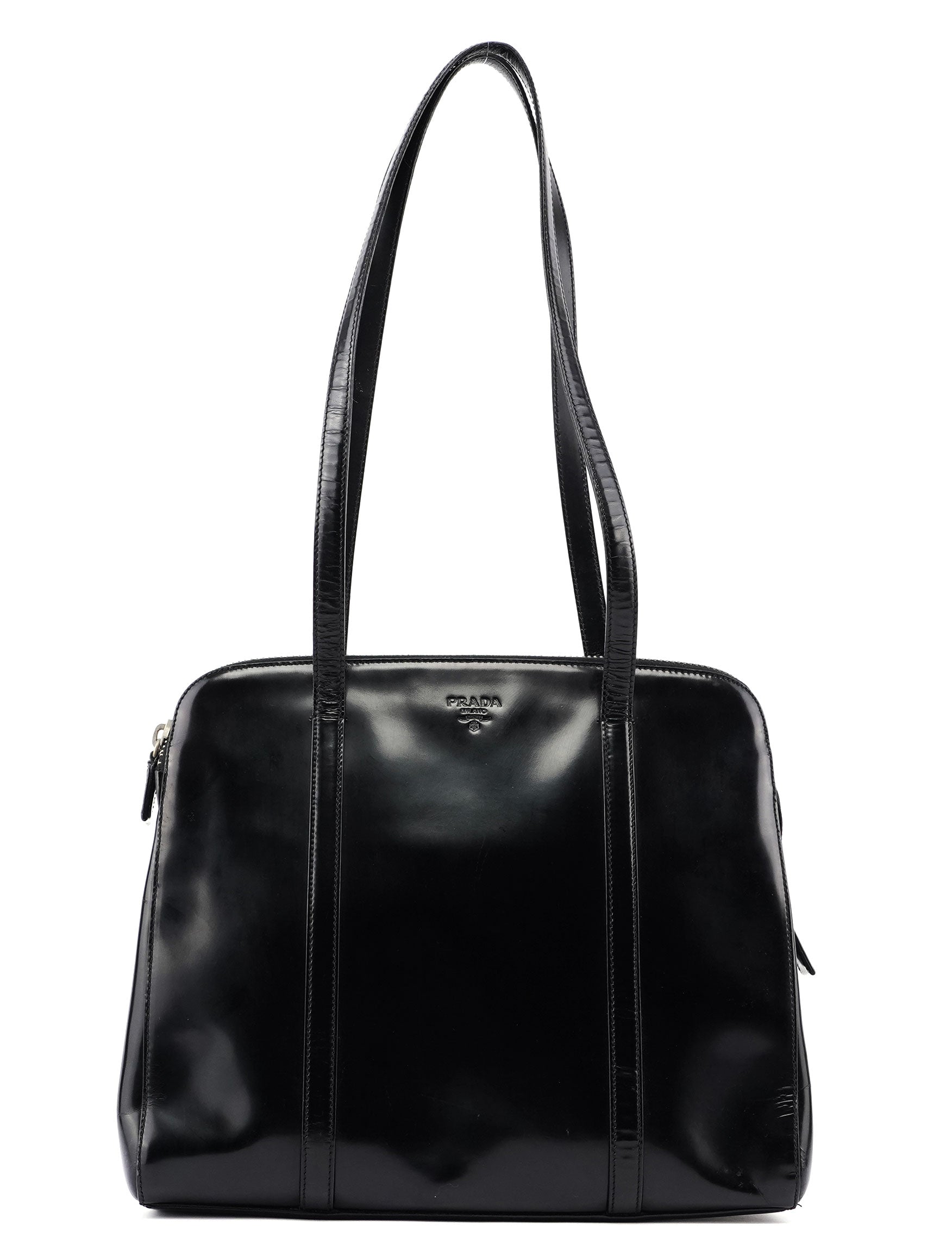 1995 Black Spazzolato Tote