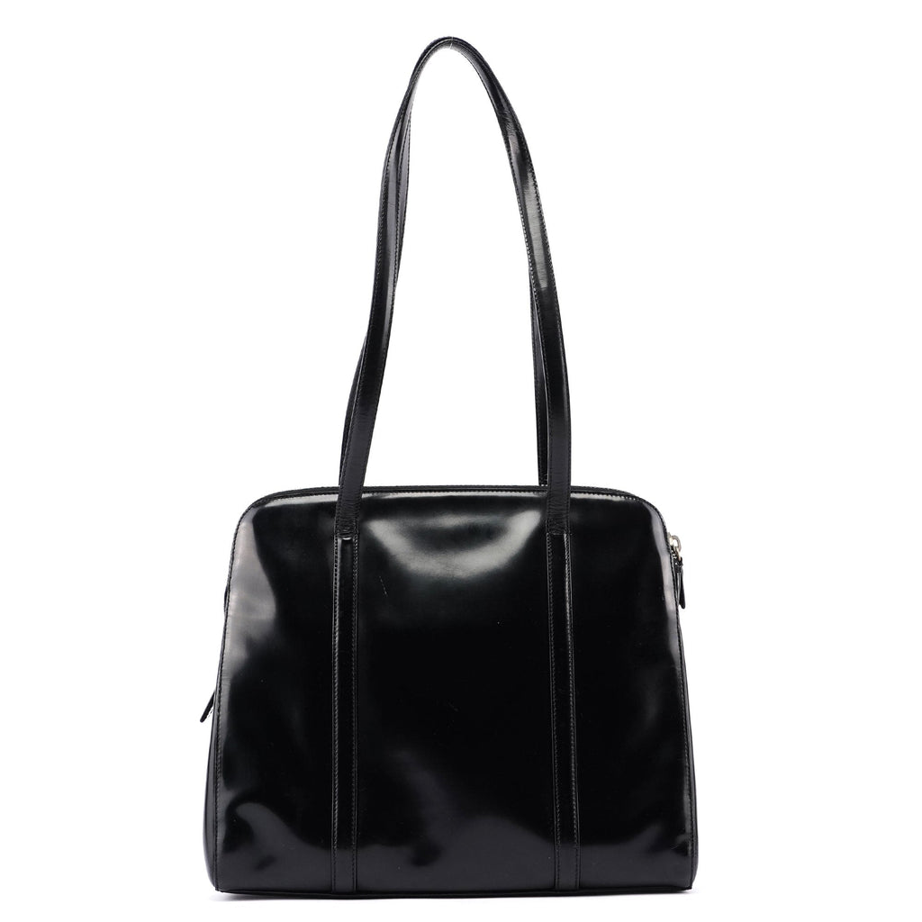 1995 Black Spazzolato Tote