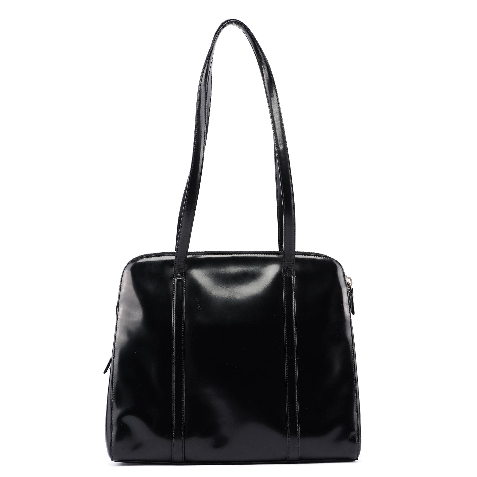 1995 Black Spazzolato Tote
