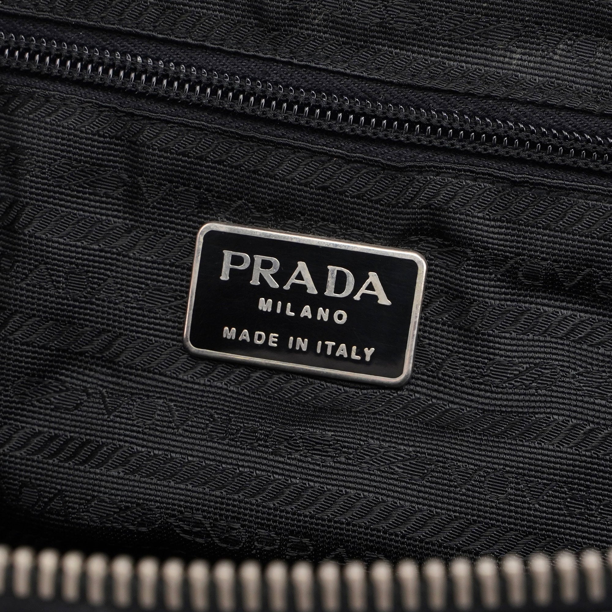1995 Black Spazzolato Tote