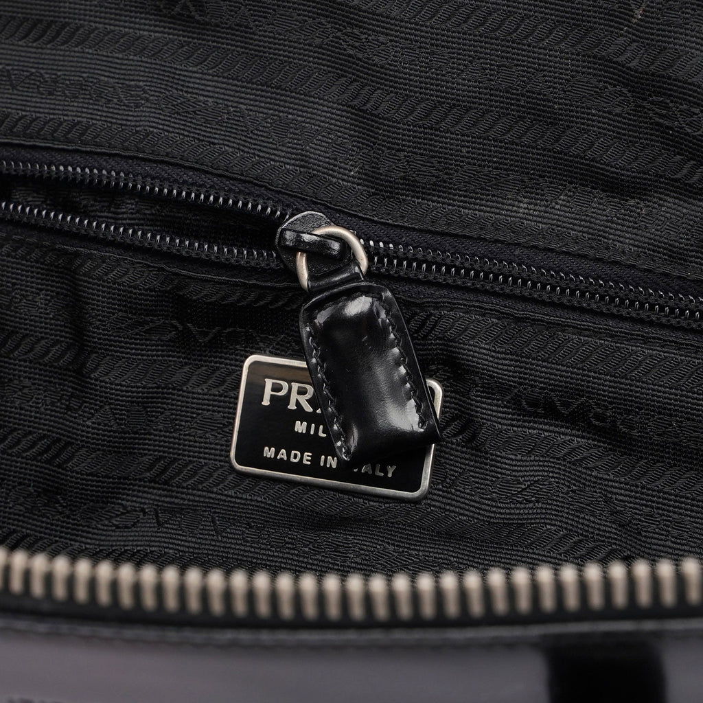 1995 Black Spazzolato Tote