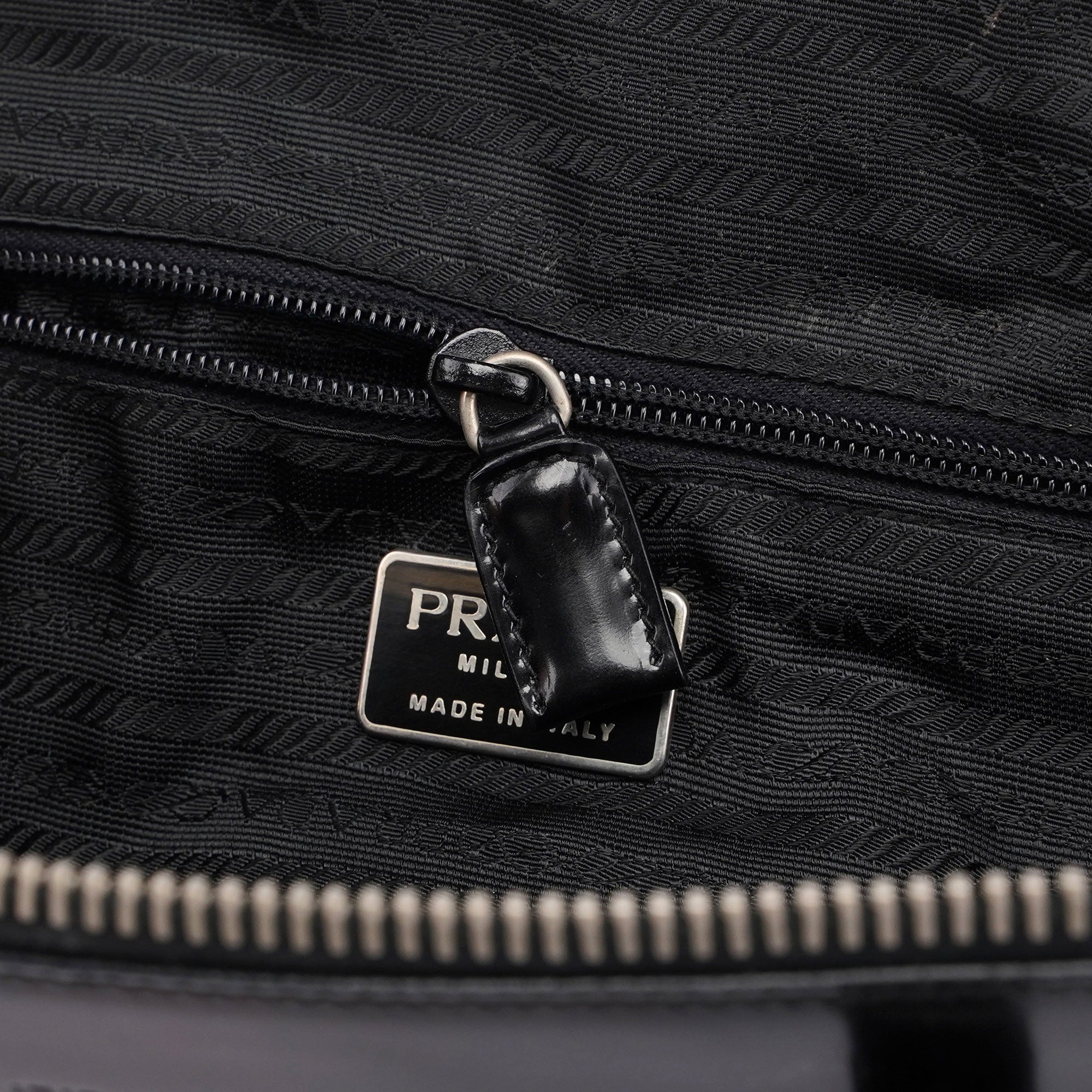 1995 Black Spazzolato Tote