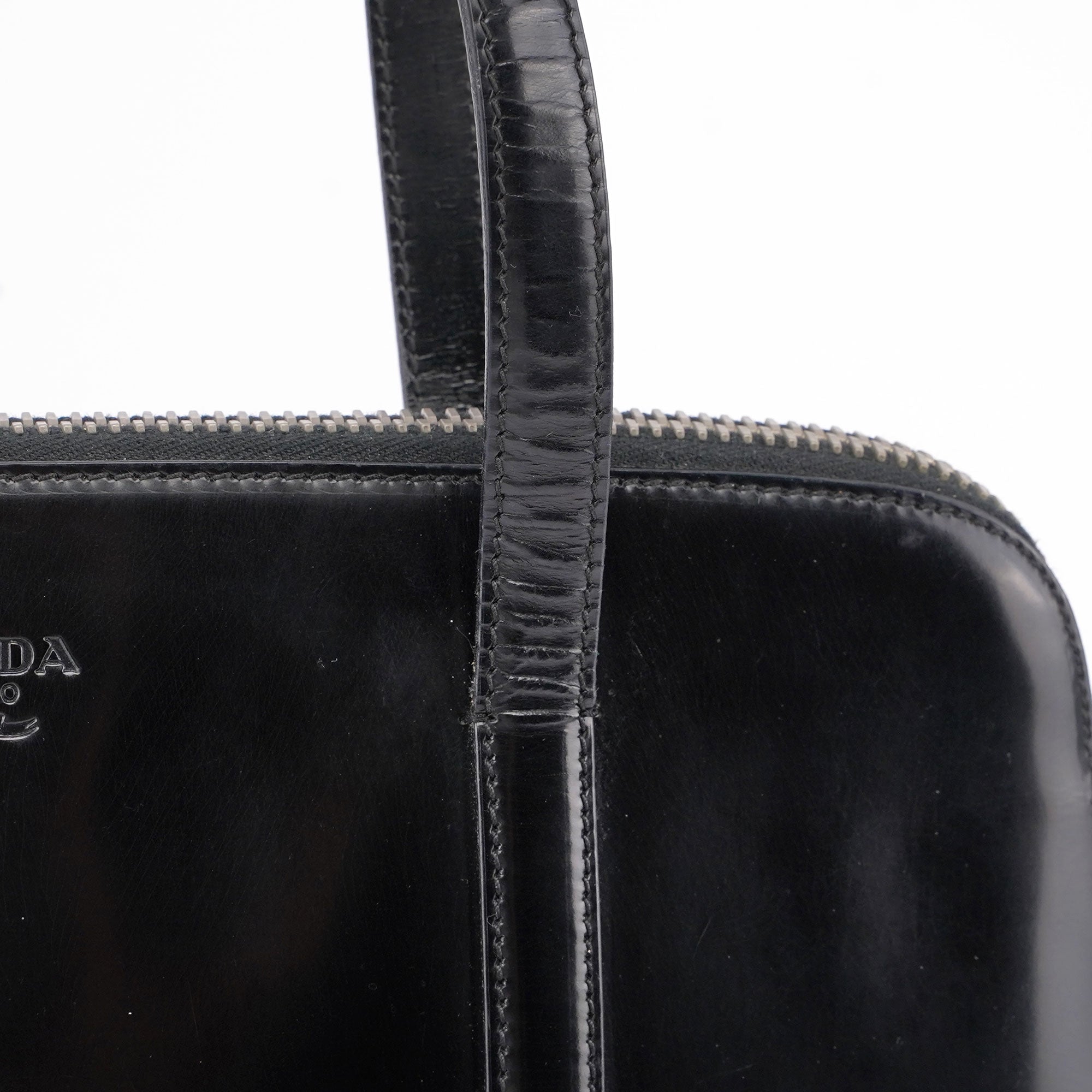 1995 Black Spazzolato Tote
