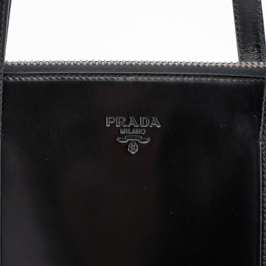 1995 Black Spazzolato Tote