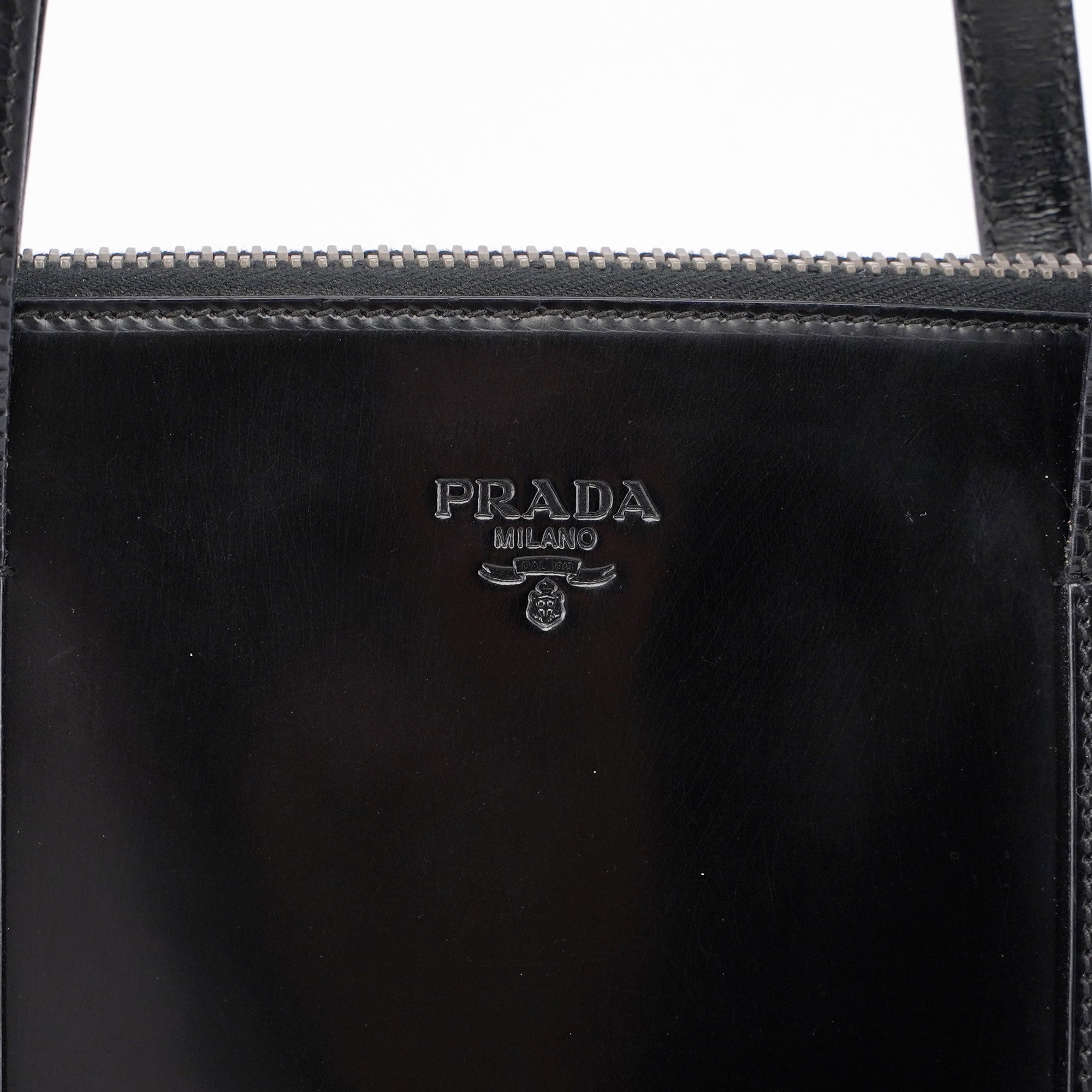 1995 Black Spazzolato Tote