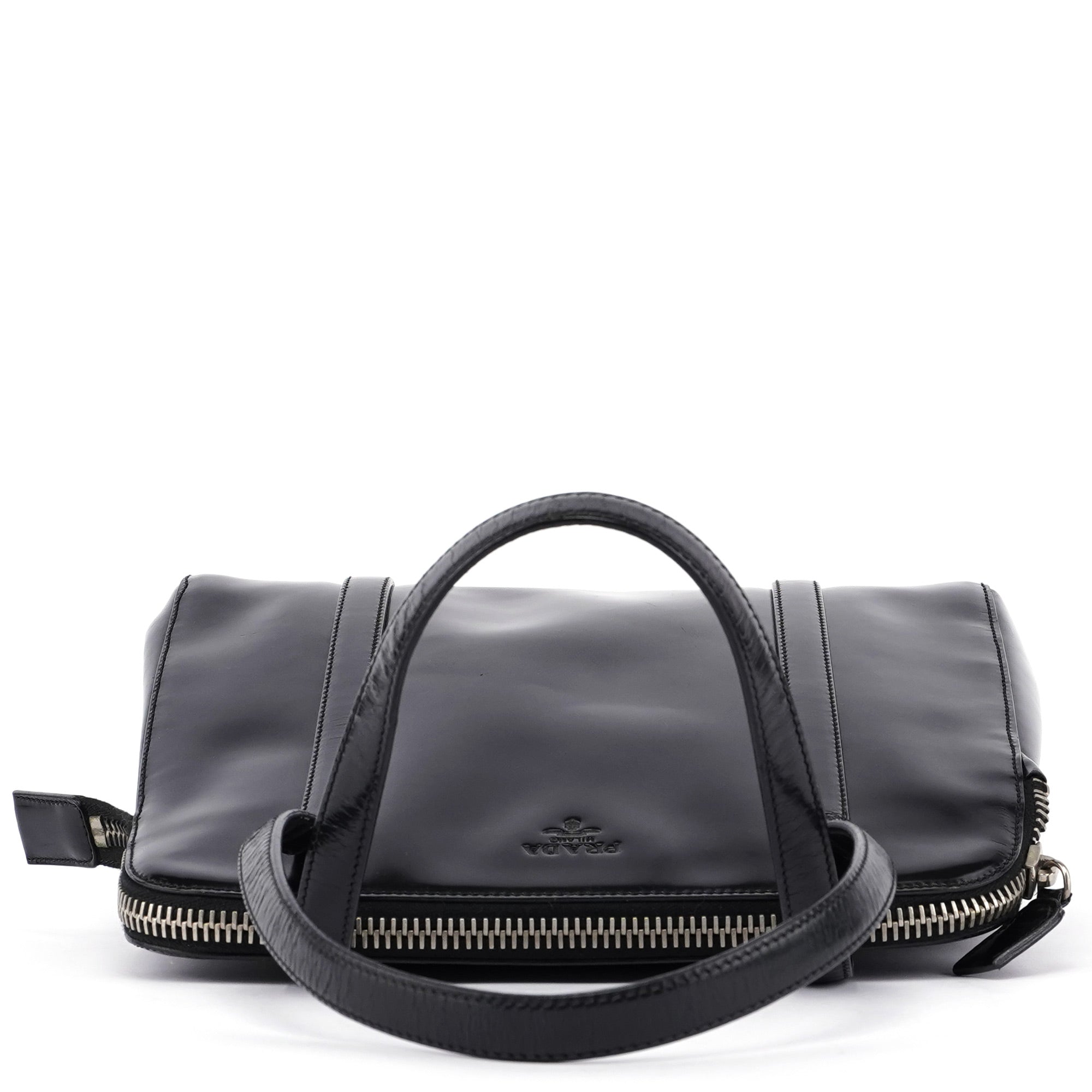 1995 Black Spazzolato Tote