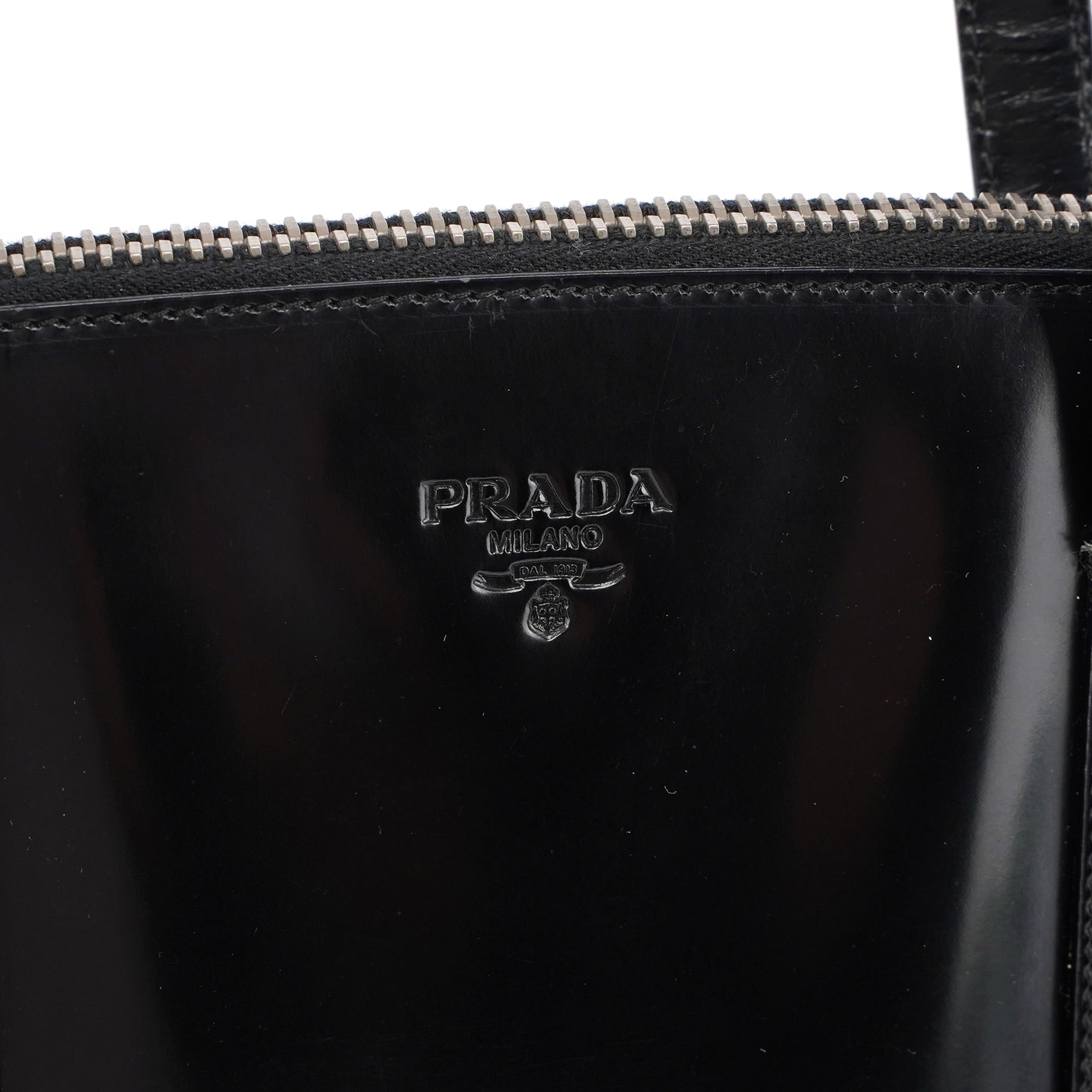 1995 Black Spazzolato Tote