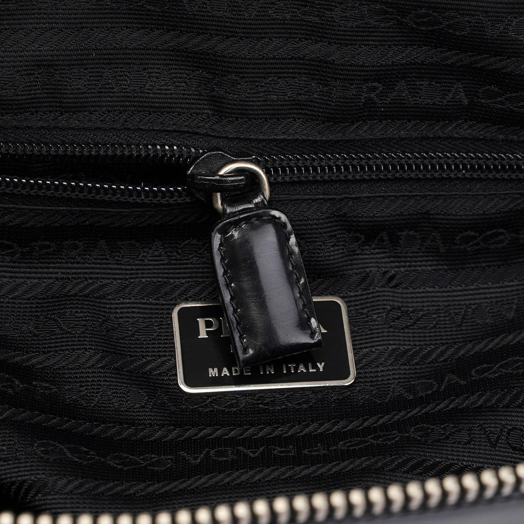 1995 Black Spazzolato Tote