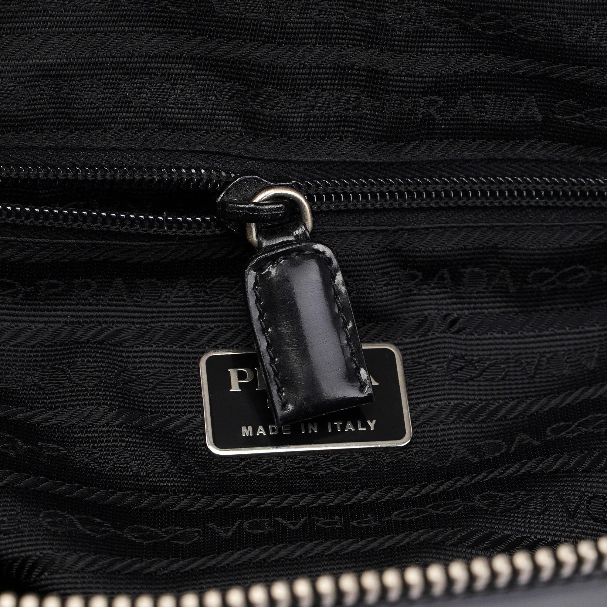 1995 Black Spazzolato Tote