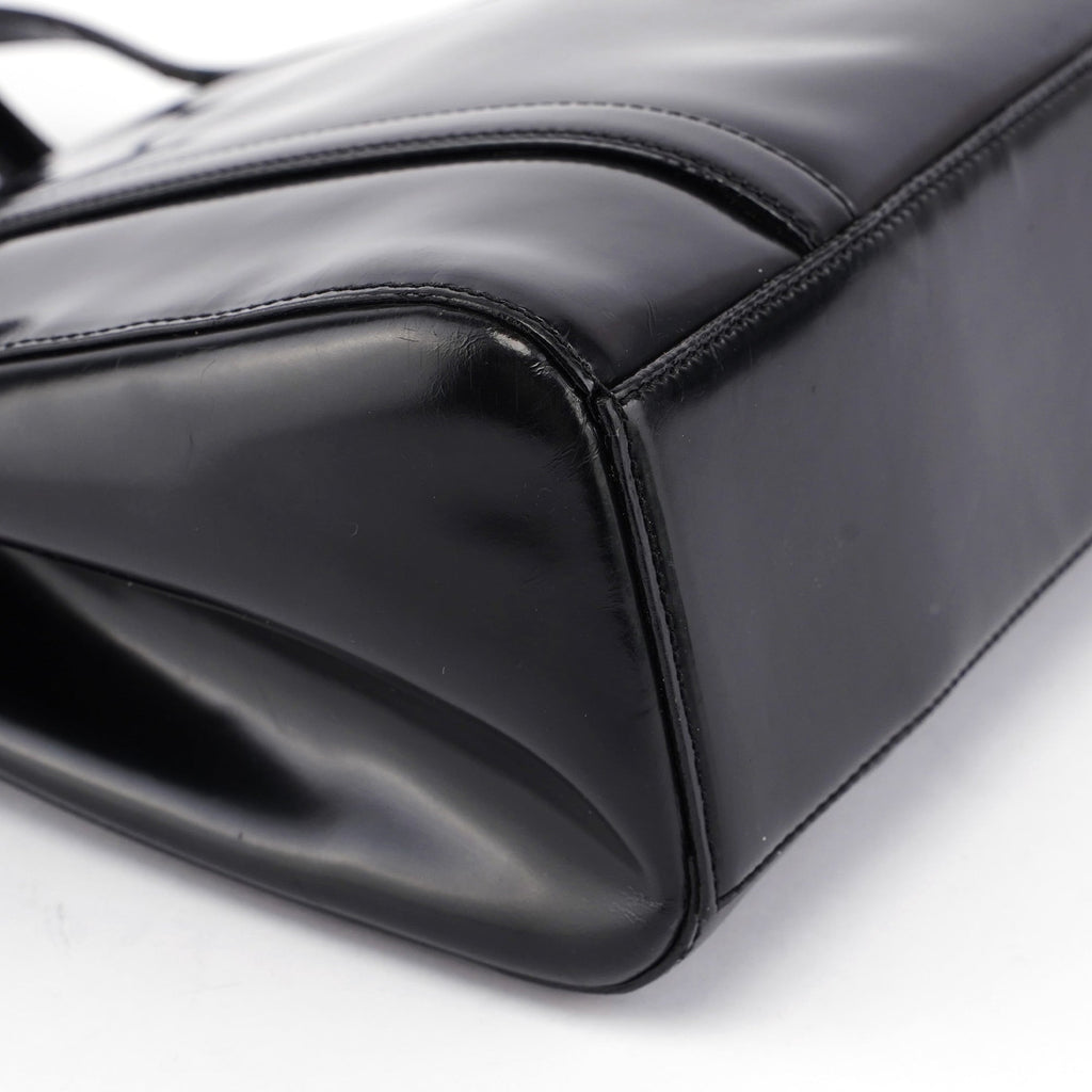 1995 Black Spazzolato Tote
