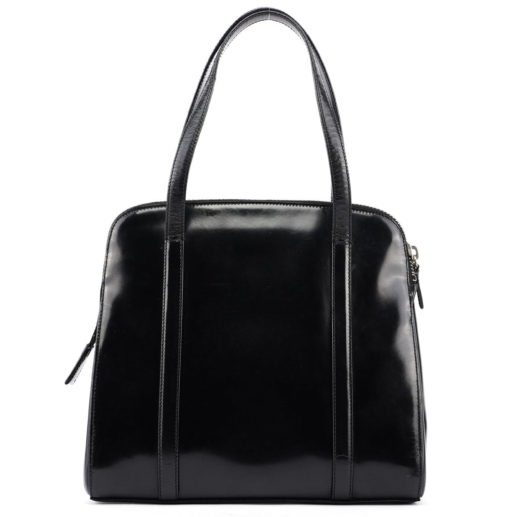 1995 Black Spazzolato Tote