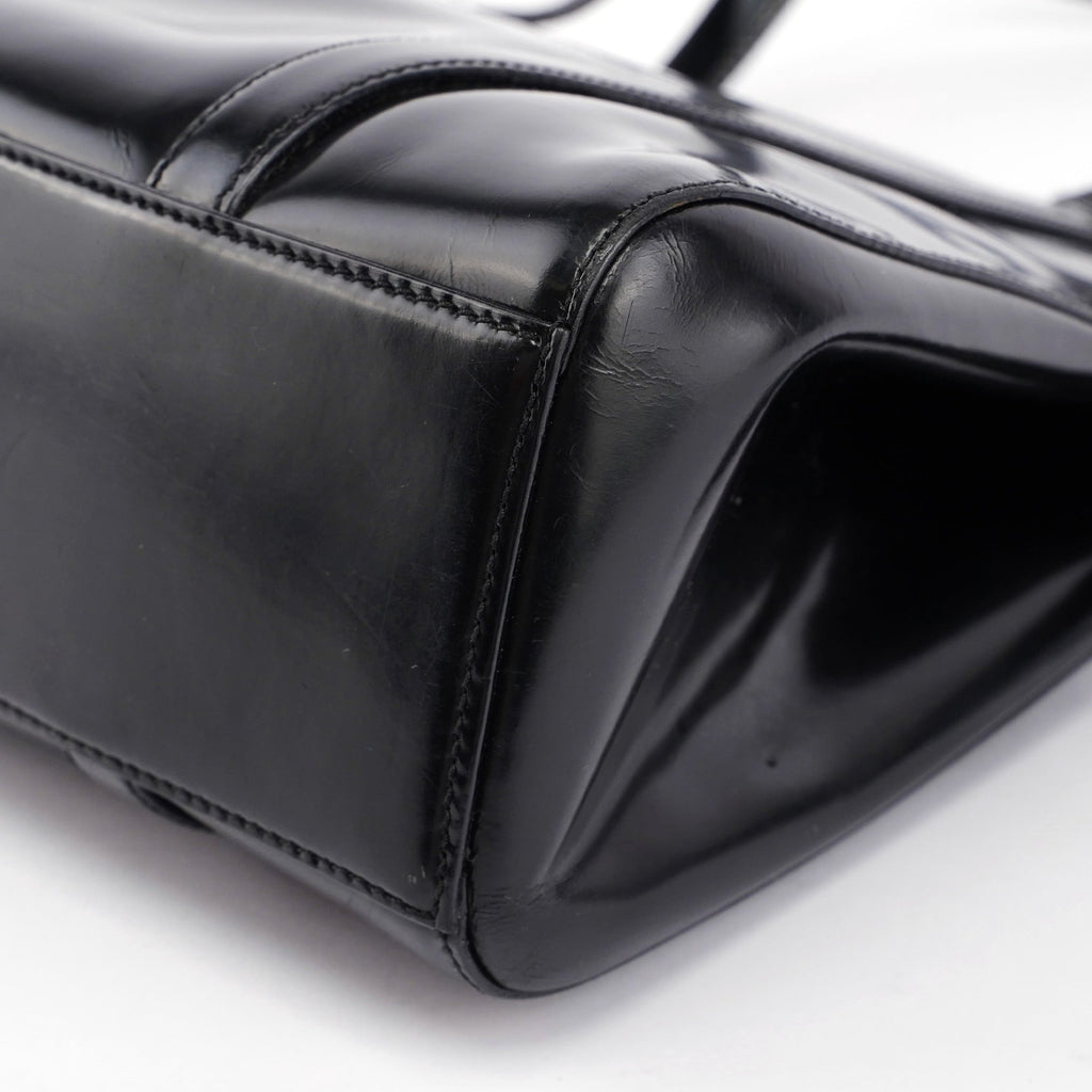 1995 Black Spazzolato Tote