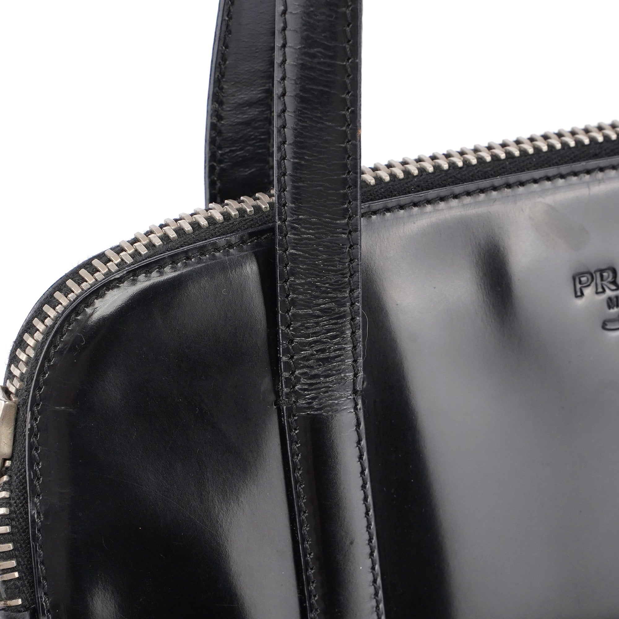 1995 Black Spazzolato Tote