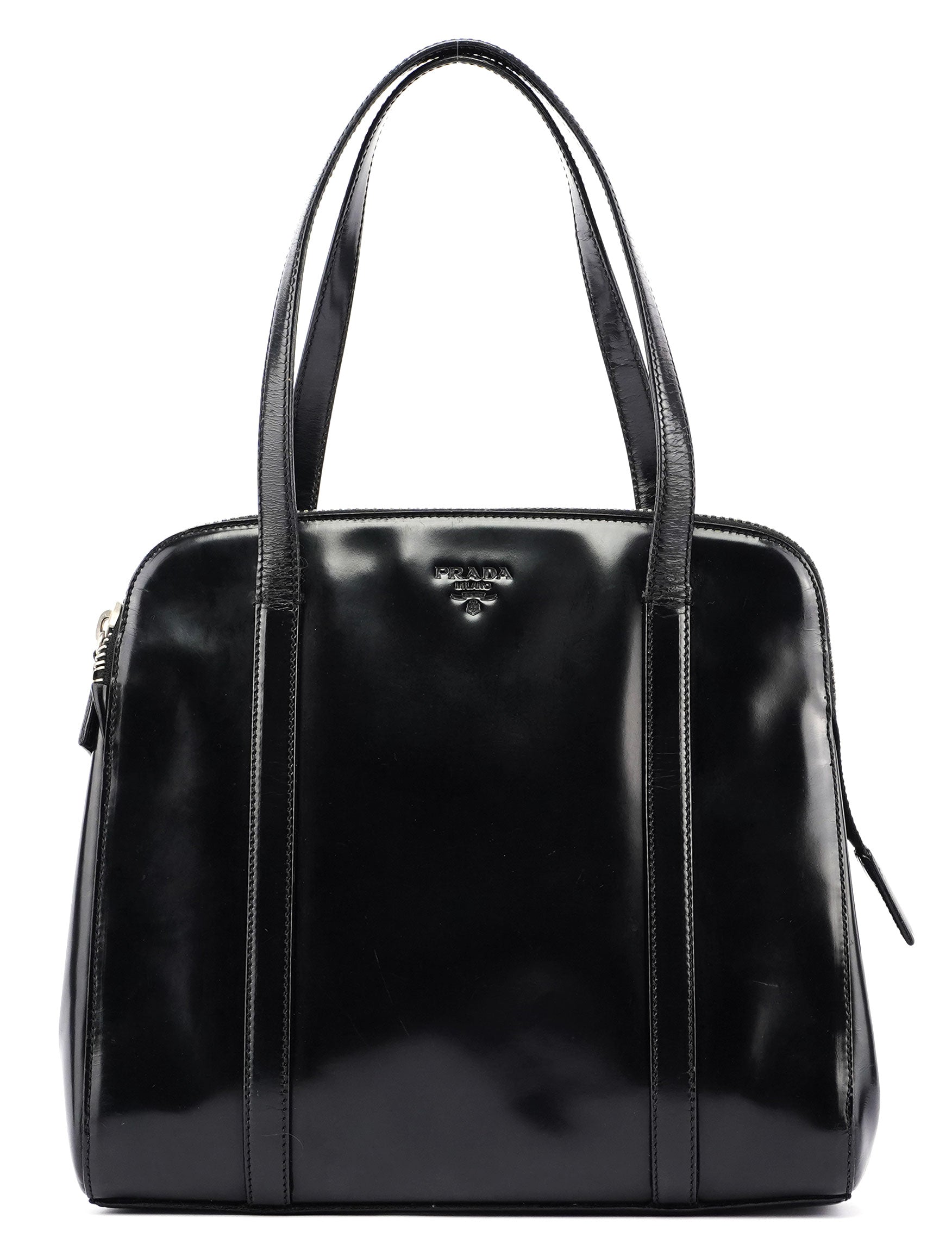 1995 Black Spazzolato Tote