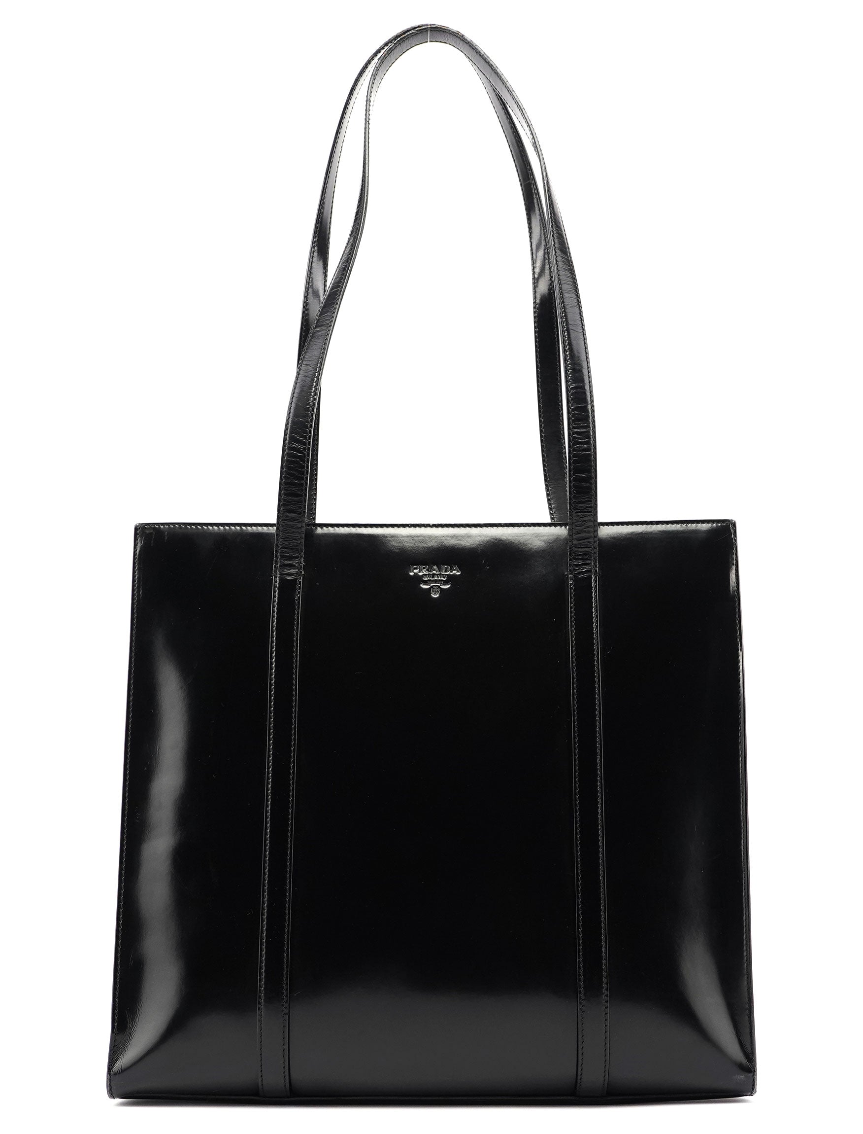 1995 Black Spazzolato Tote