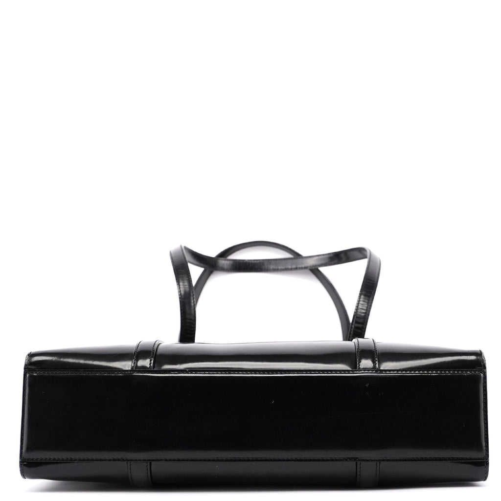 1995 Black Spazzolato Tote