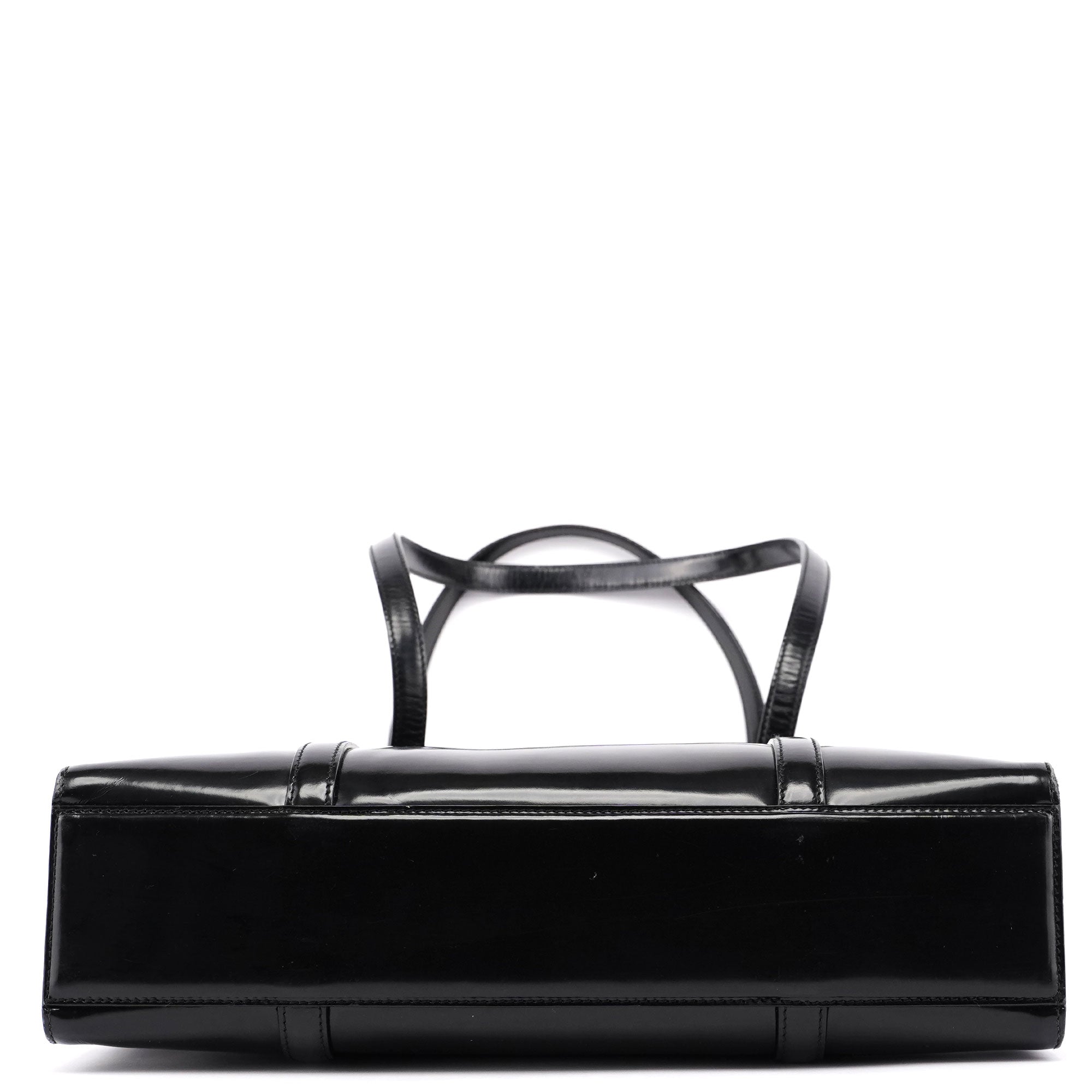 1995 Black Spazzolato Tote