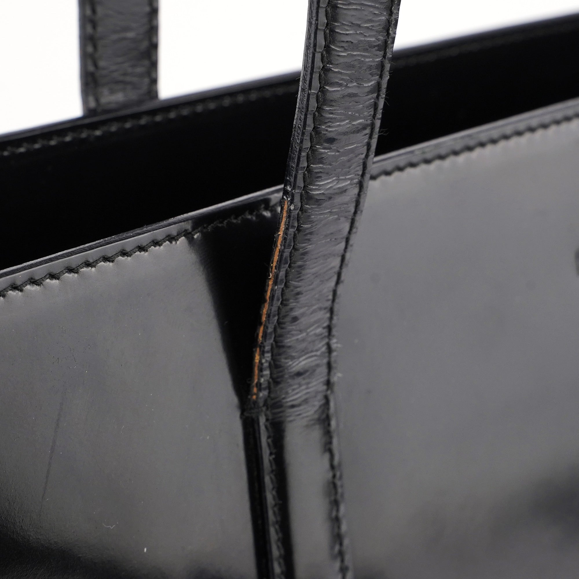1995 Black Spazzolato Tote
