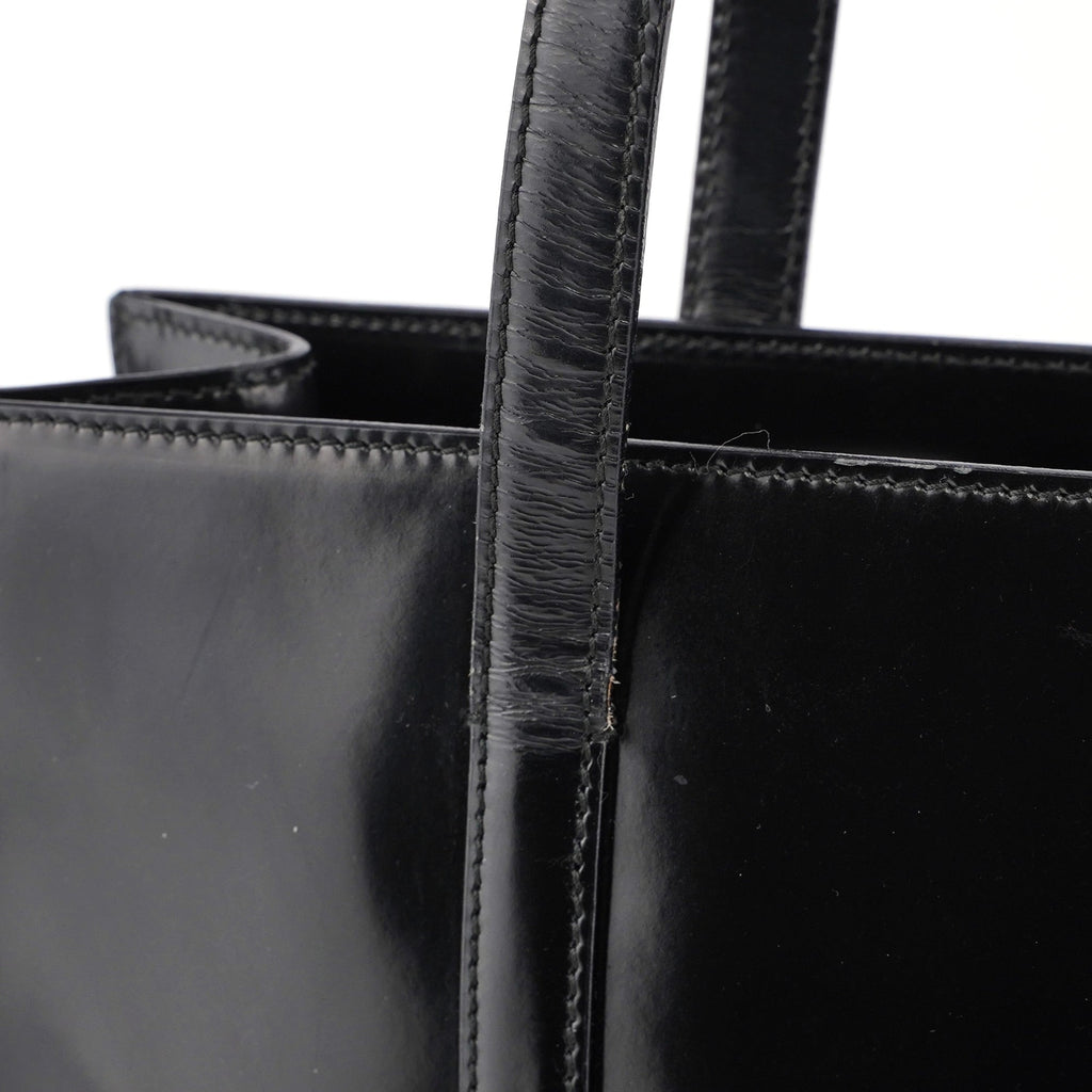 1995 Black Spazzolato Tote