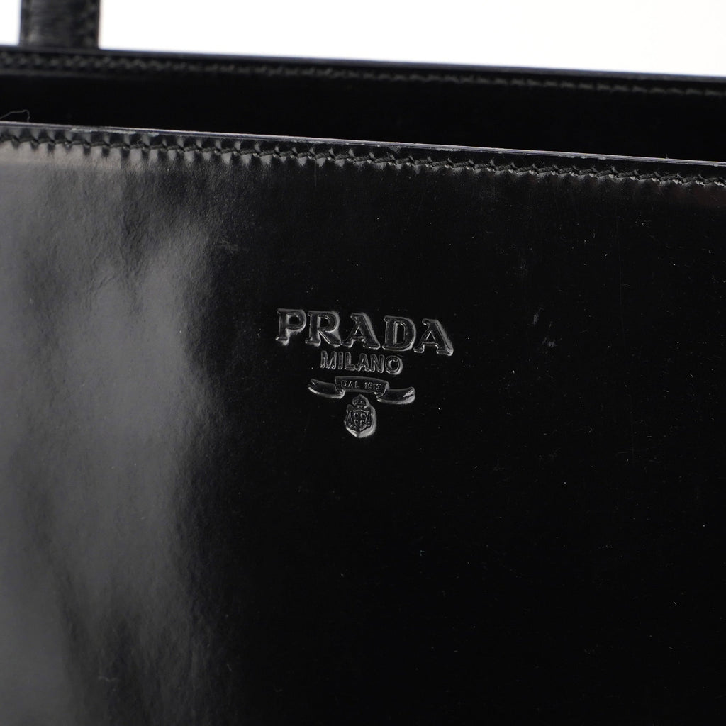 1995 Black Spazzolato Tote