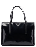 1995 Black Spazzolato Tote Bag