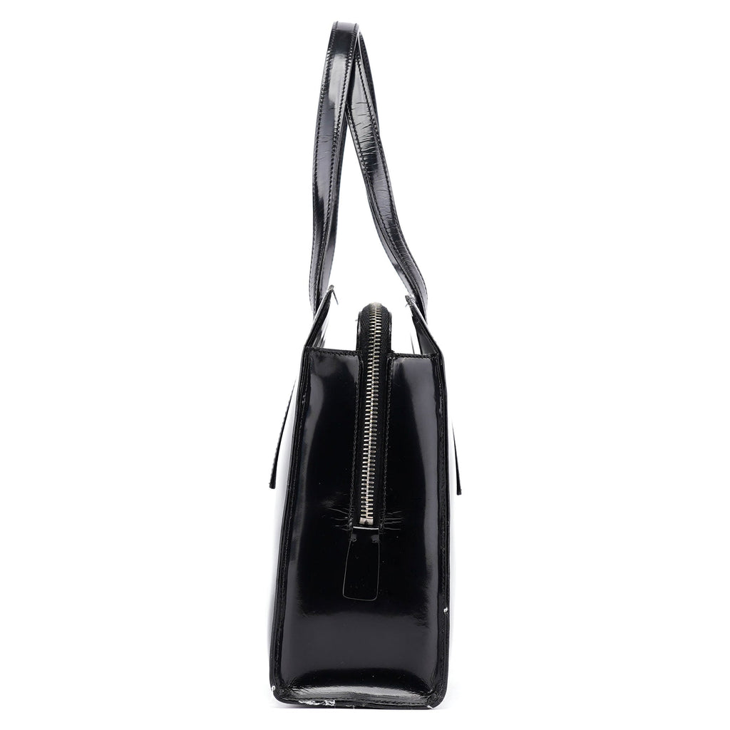 1995 Black Spazzolato Tote Bag
